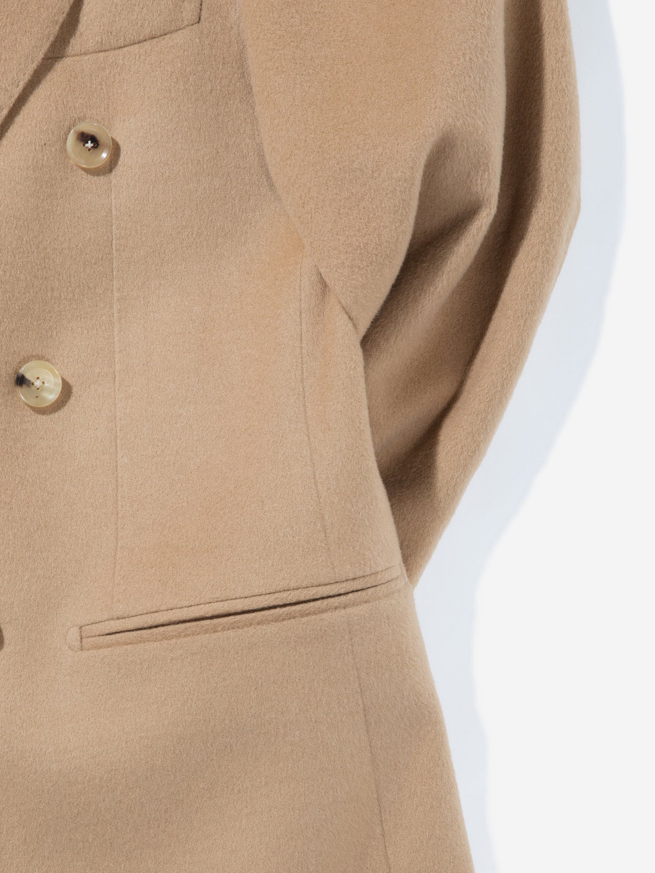 Camel Wool Cashmere Jacket - Grand Le Mar