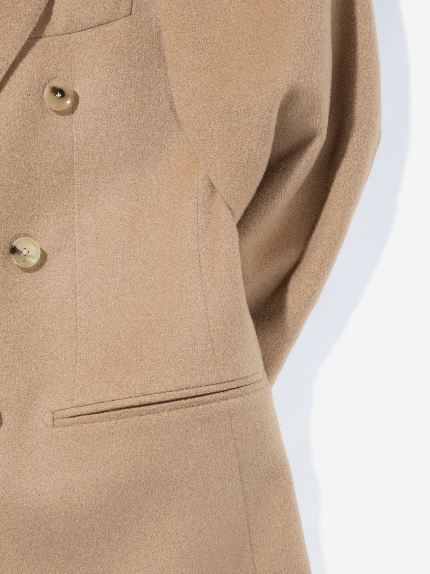 Camel Wool Cashmere Jacket - Grand Le Mar
