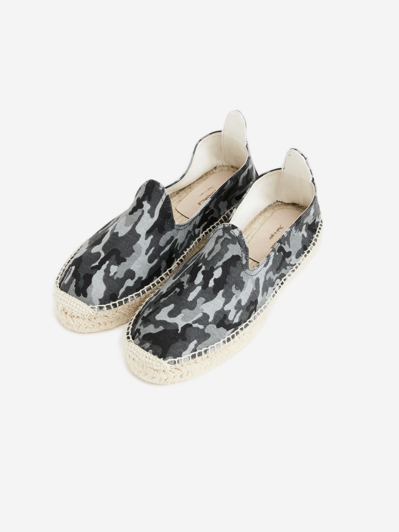 Camouflage Canvas Espadrilles - Grand Le Mar