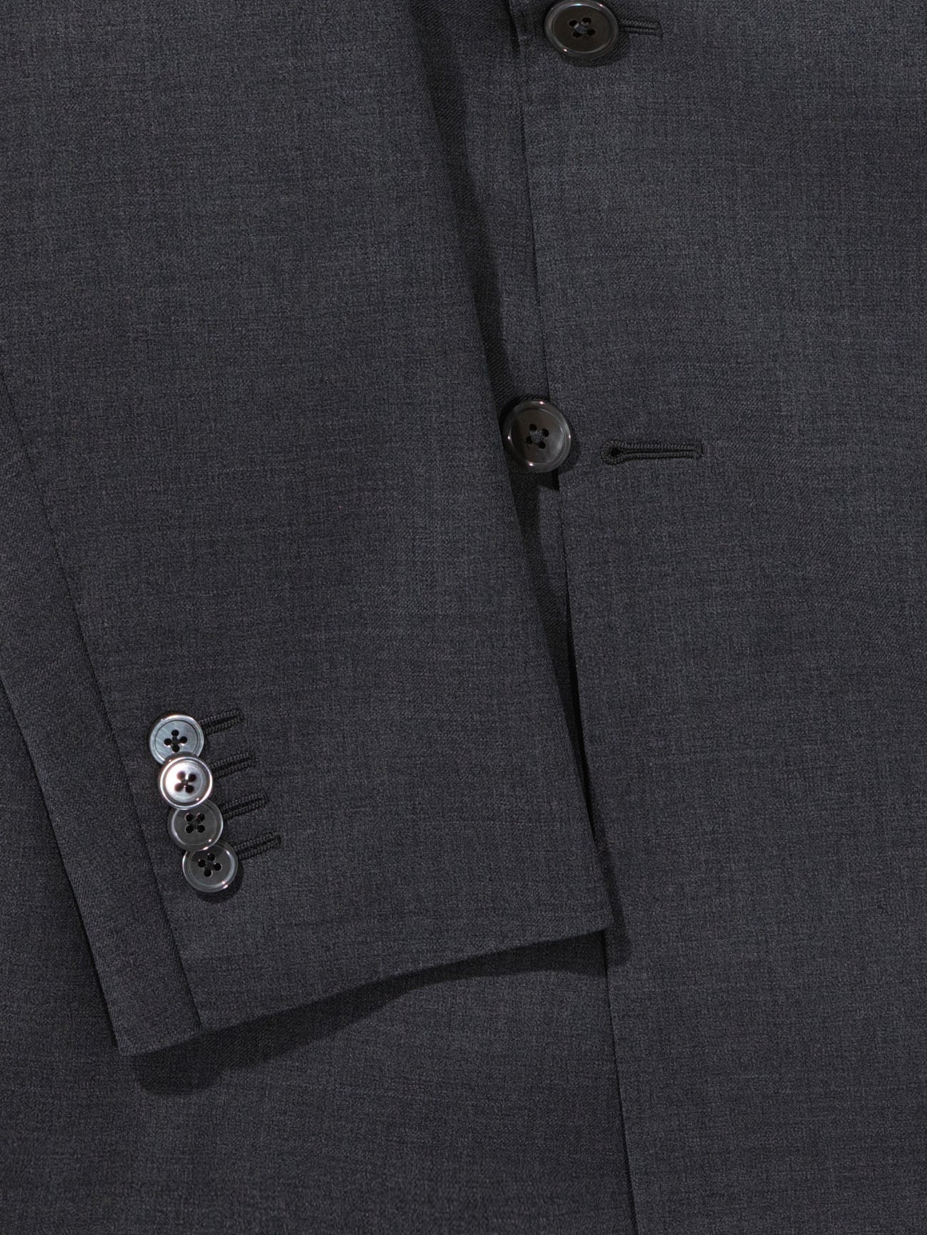 Charcoal S130 Wool Jacket (DB) - Grand Le Mar