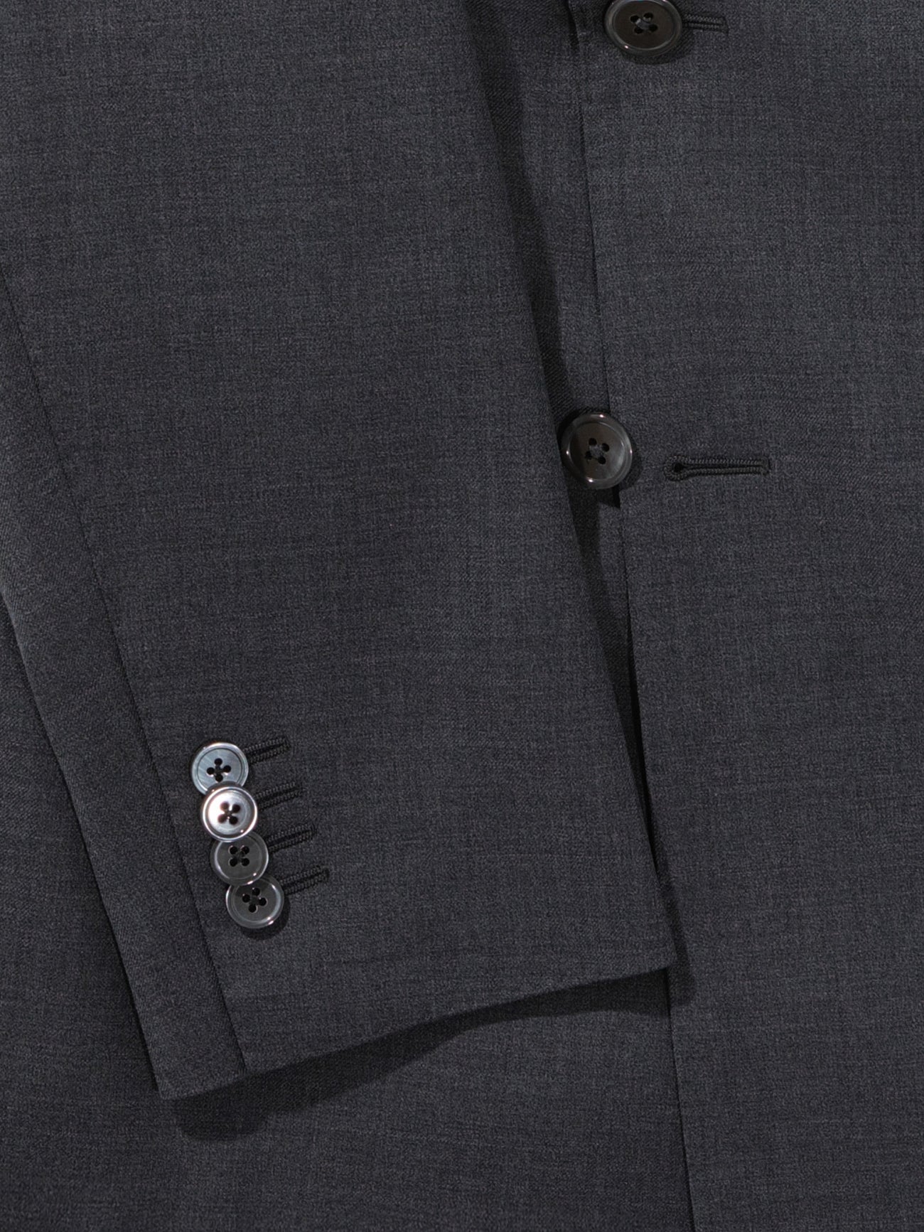 Charcoal S130 Wool Suit (DB) - Grand Le Mar