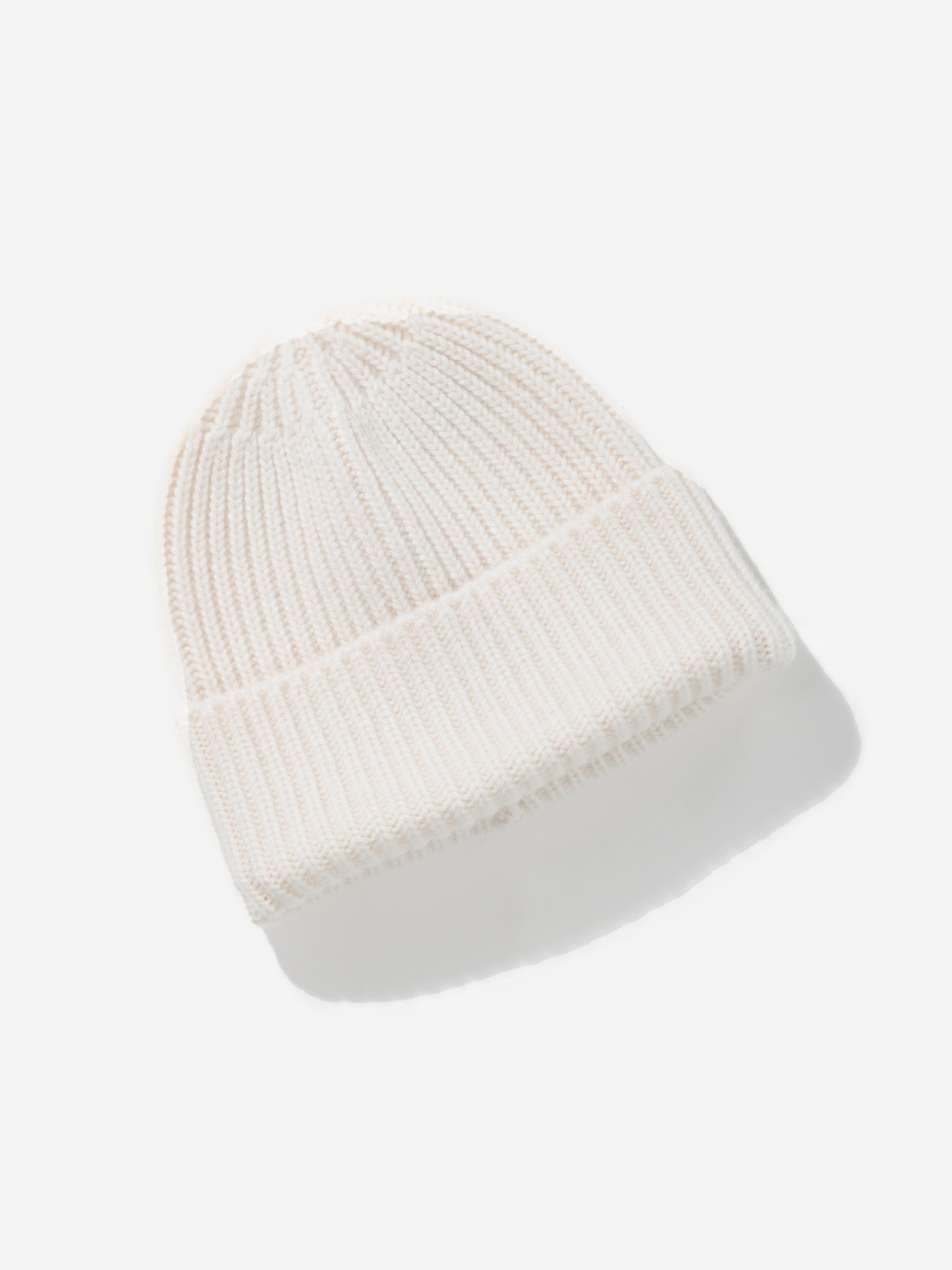 Cream Cashmere Beanie - Grand Le Mar