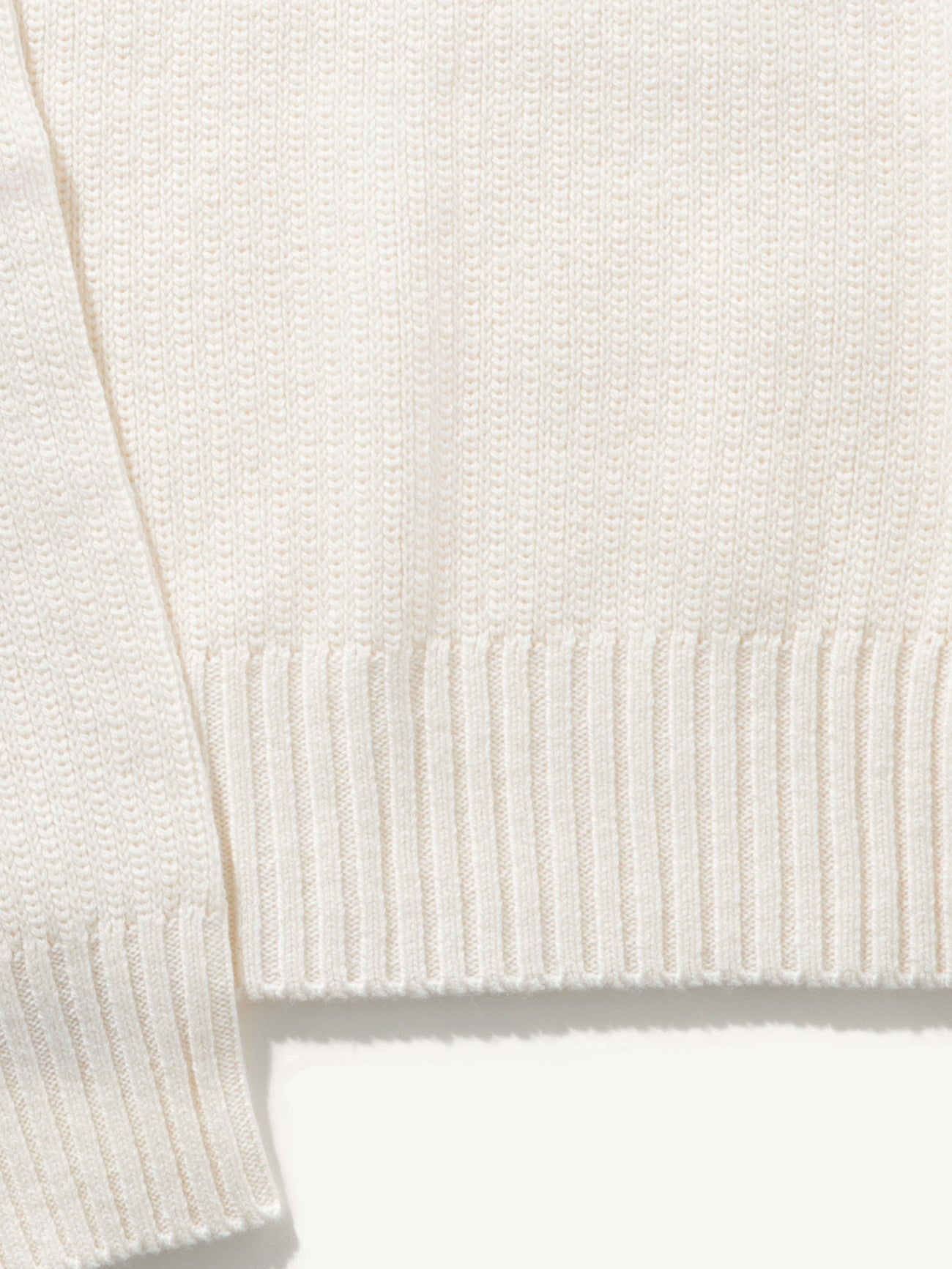 Cream Merino Wool Cashmere Turtleneck - Grand Le Mar