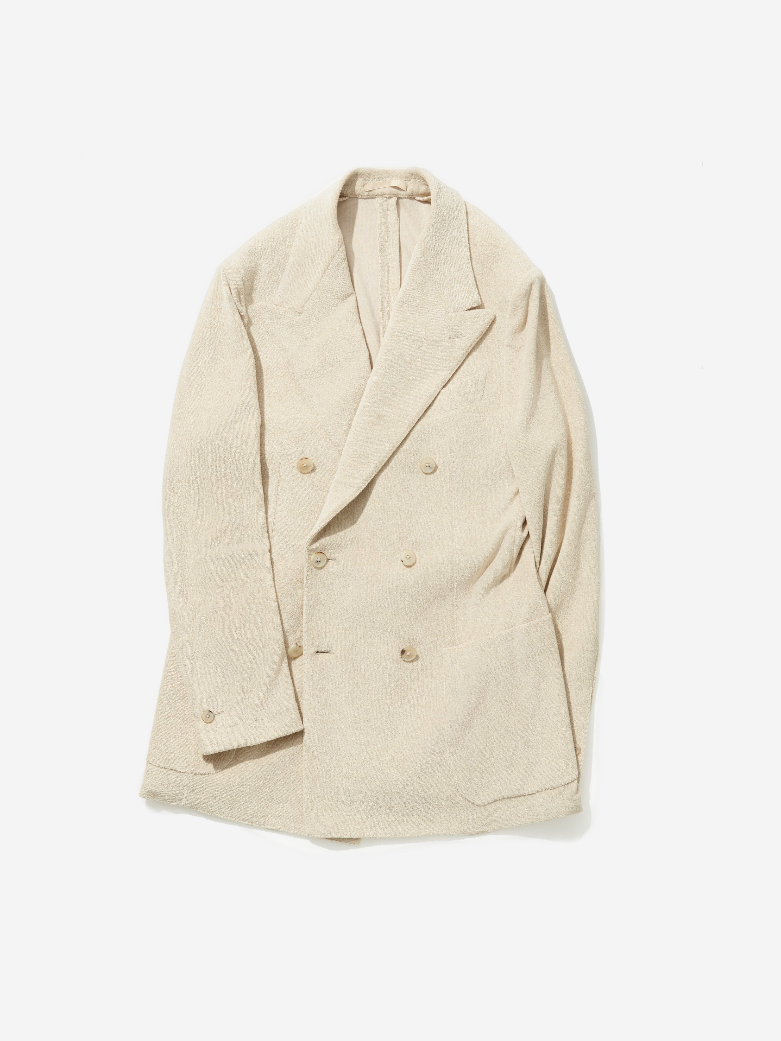 Cream Terry Towelling Jacket - Grand Le Mar