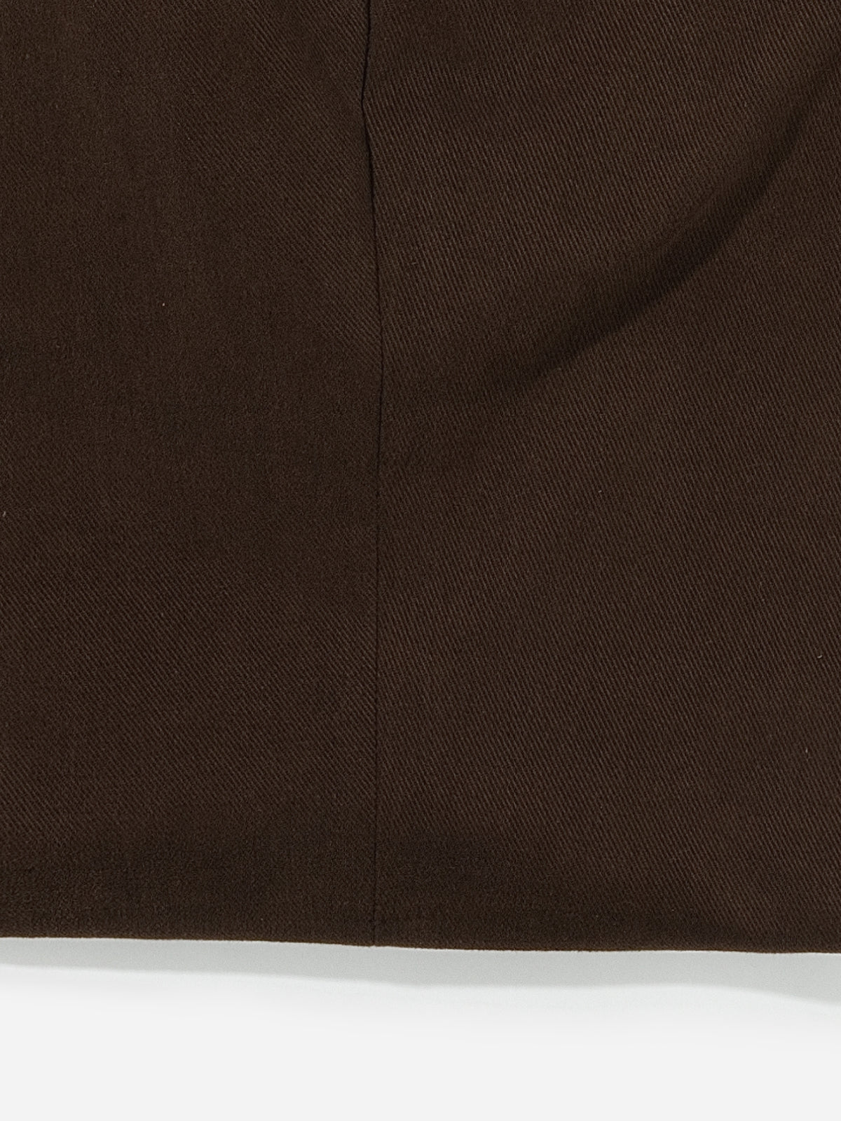 Dark Brown Cotton Trousers (Wide Fit) - Grand Le Mar