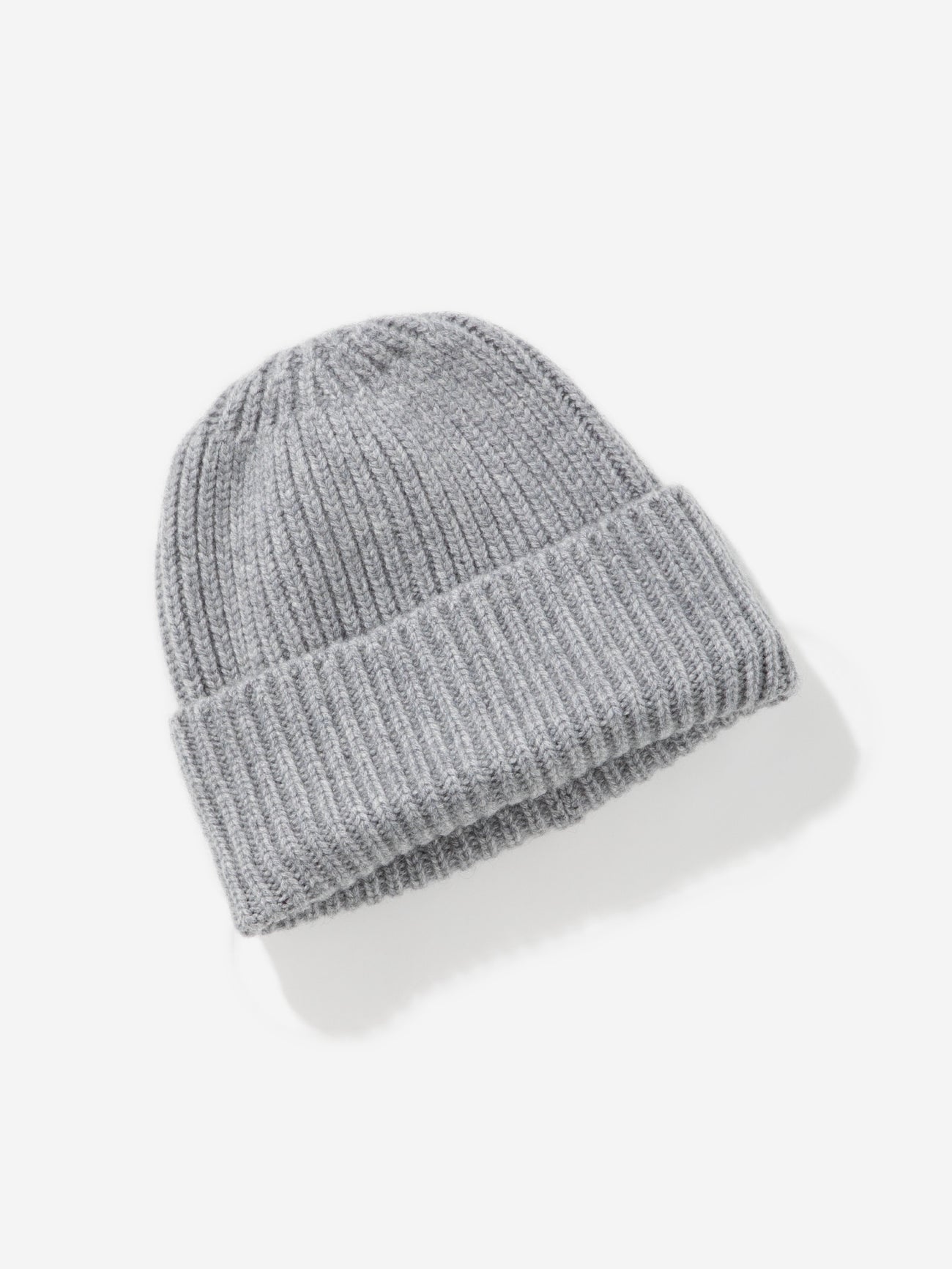 Grey Cashmere Beanie - Grand Le Mar