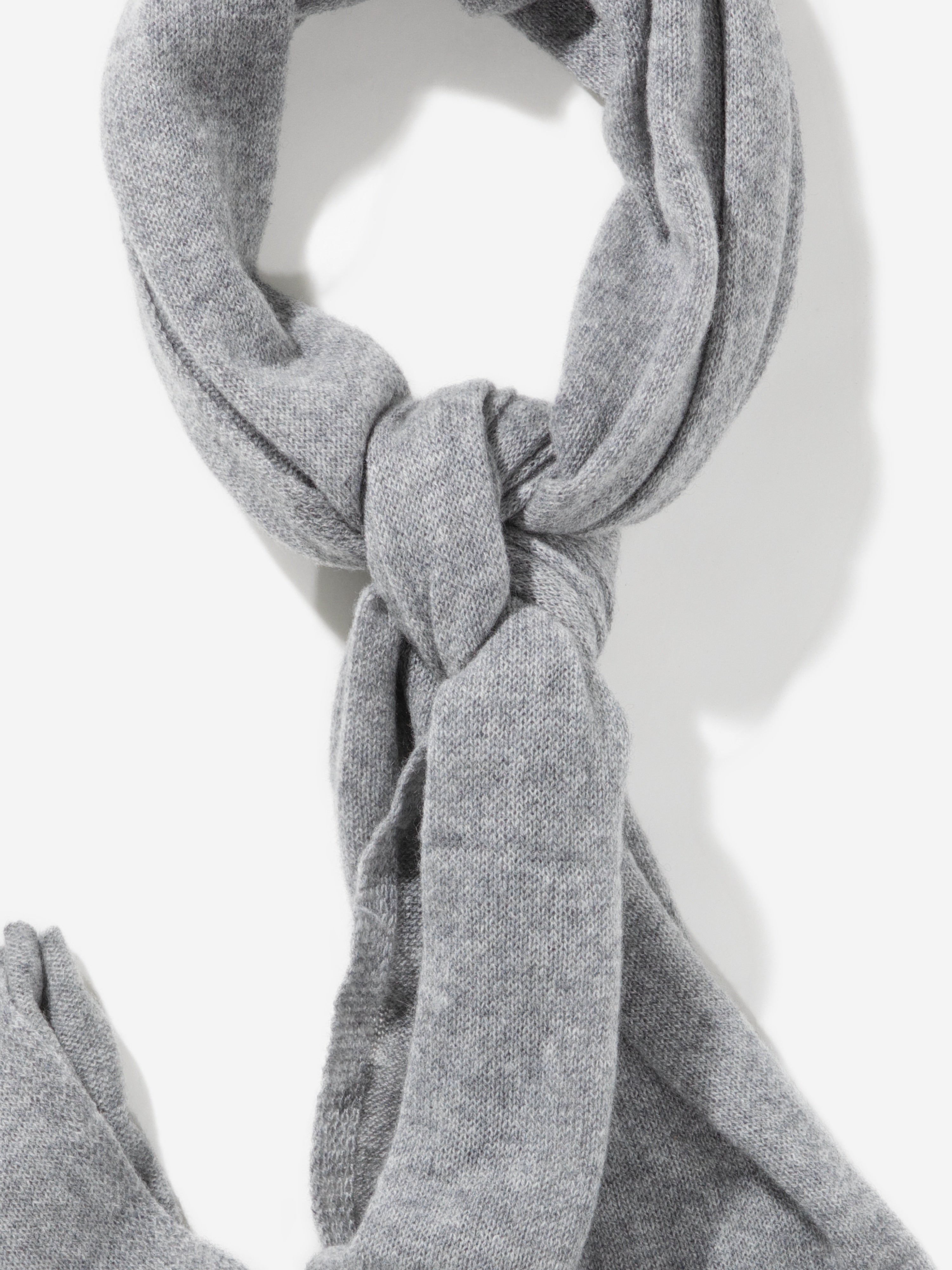 Grey Cashmere Scarf - Grand Le Mar