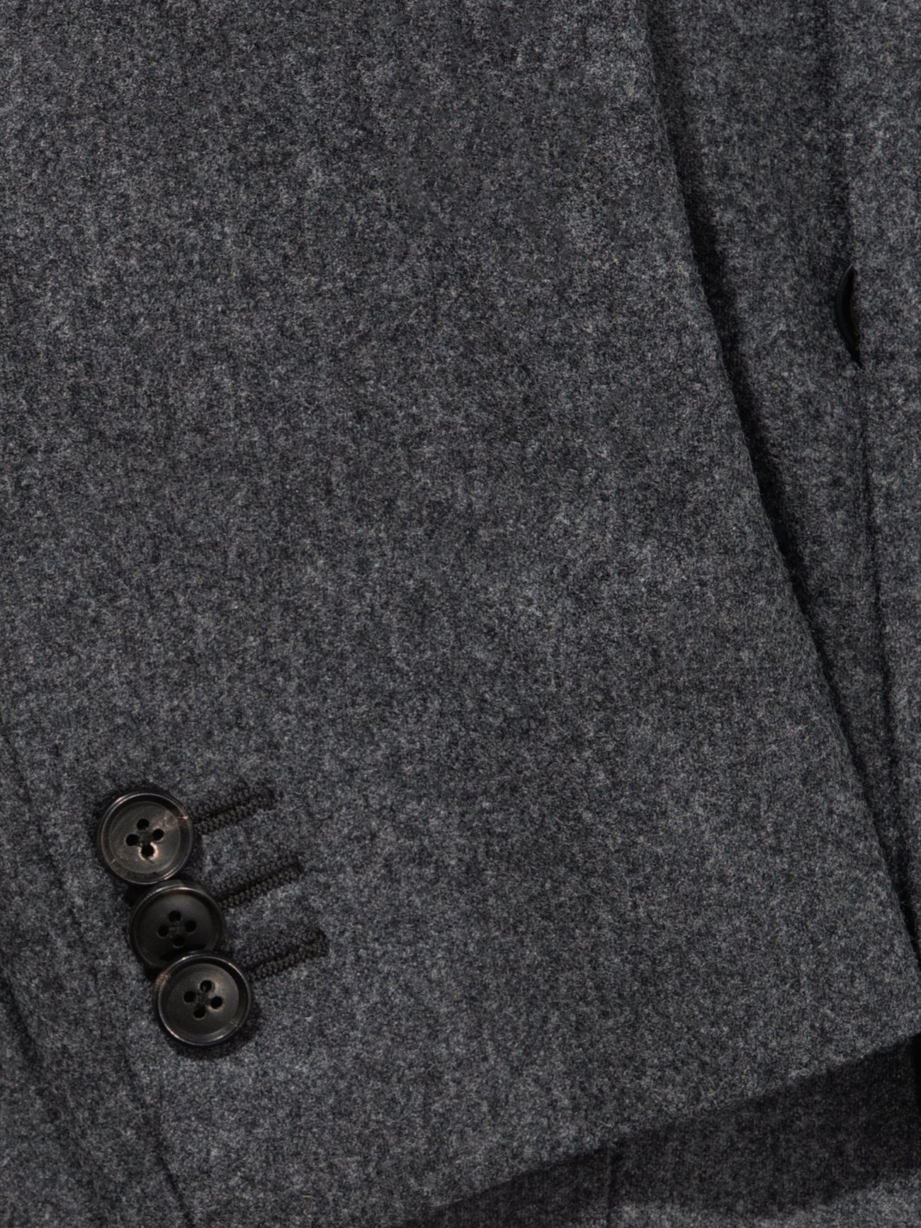 Grey Flannel Wool Suit (DB) - Grand Le Mar