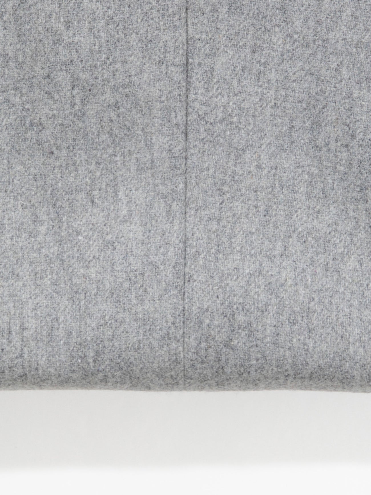 Grey Flannel Wool Drawstring Trousers (Wide Fit) - Grand Le Mar