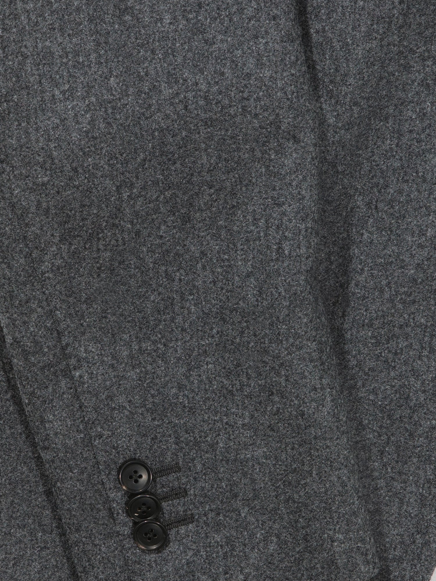 Mid Grey Flannel Wool Jacket (SB) - Grand Le Mar