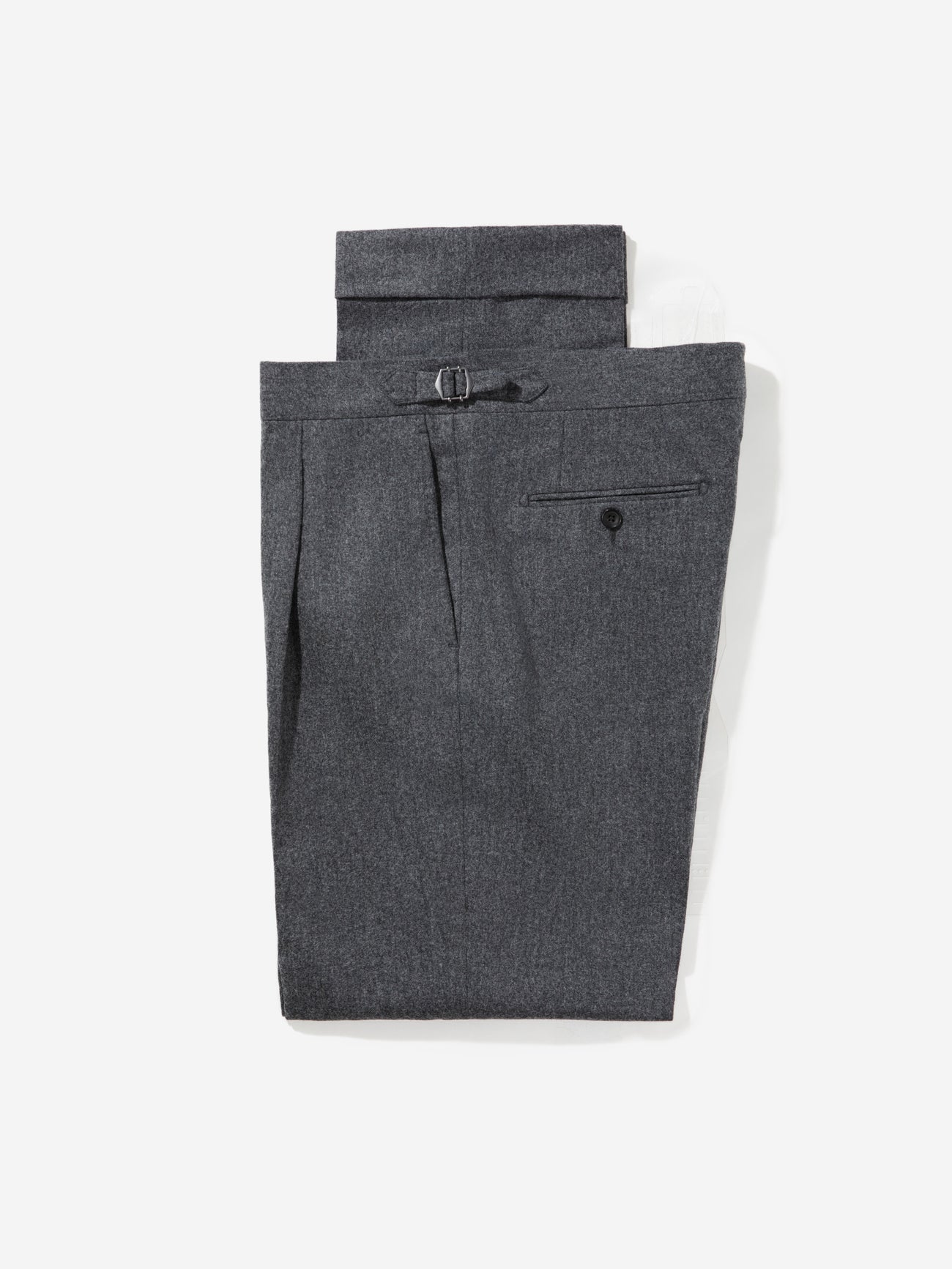 Grey Flannel Wool Suit (SB) - Grand Le Mar