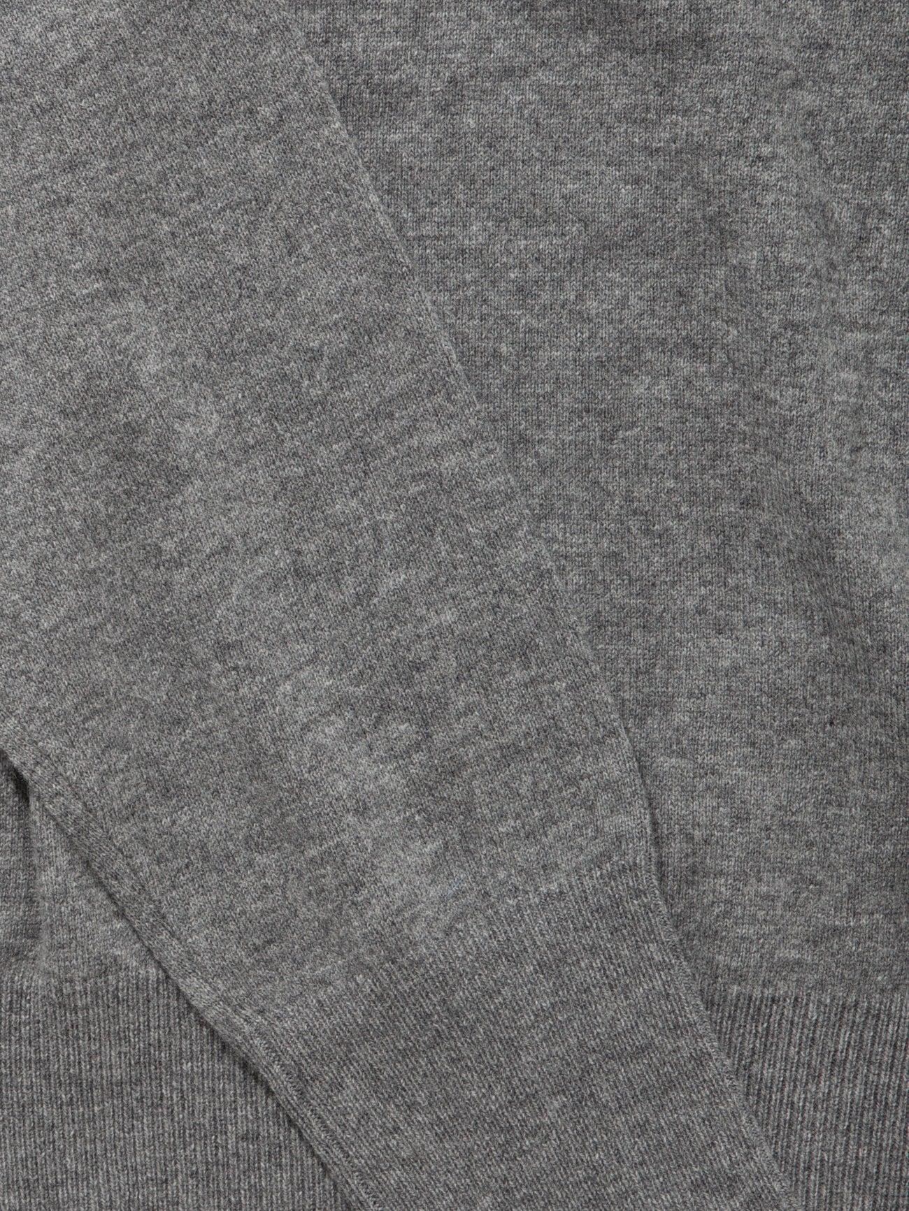 Grey Merino Wool Cashmere Polo - Grand Le Mar