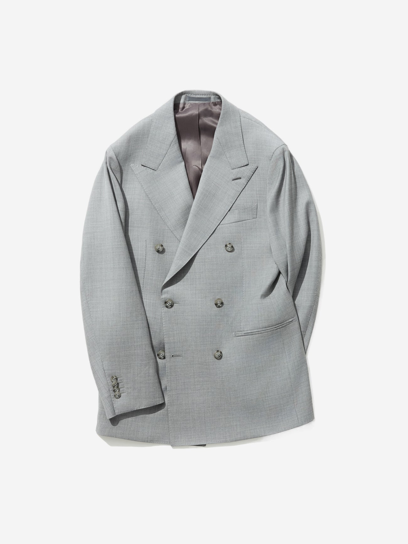 Grey S130 Wool Jacket - Grand Le Mar