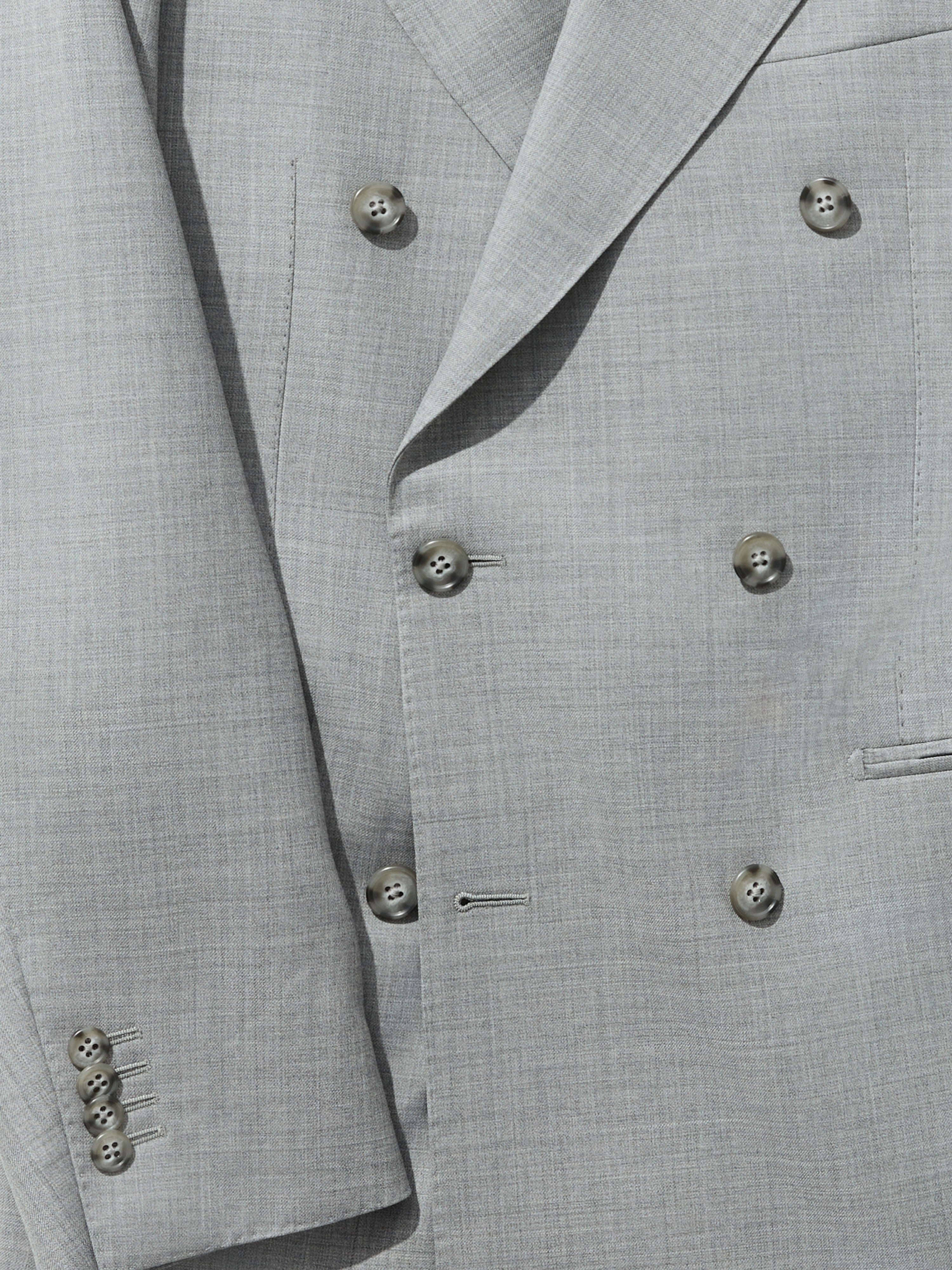 Grey S130 Wool Jacket - Grand Le Mar