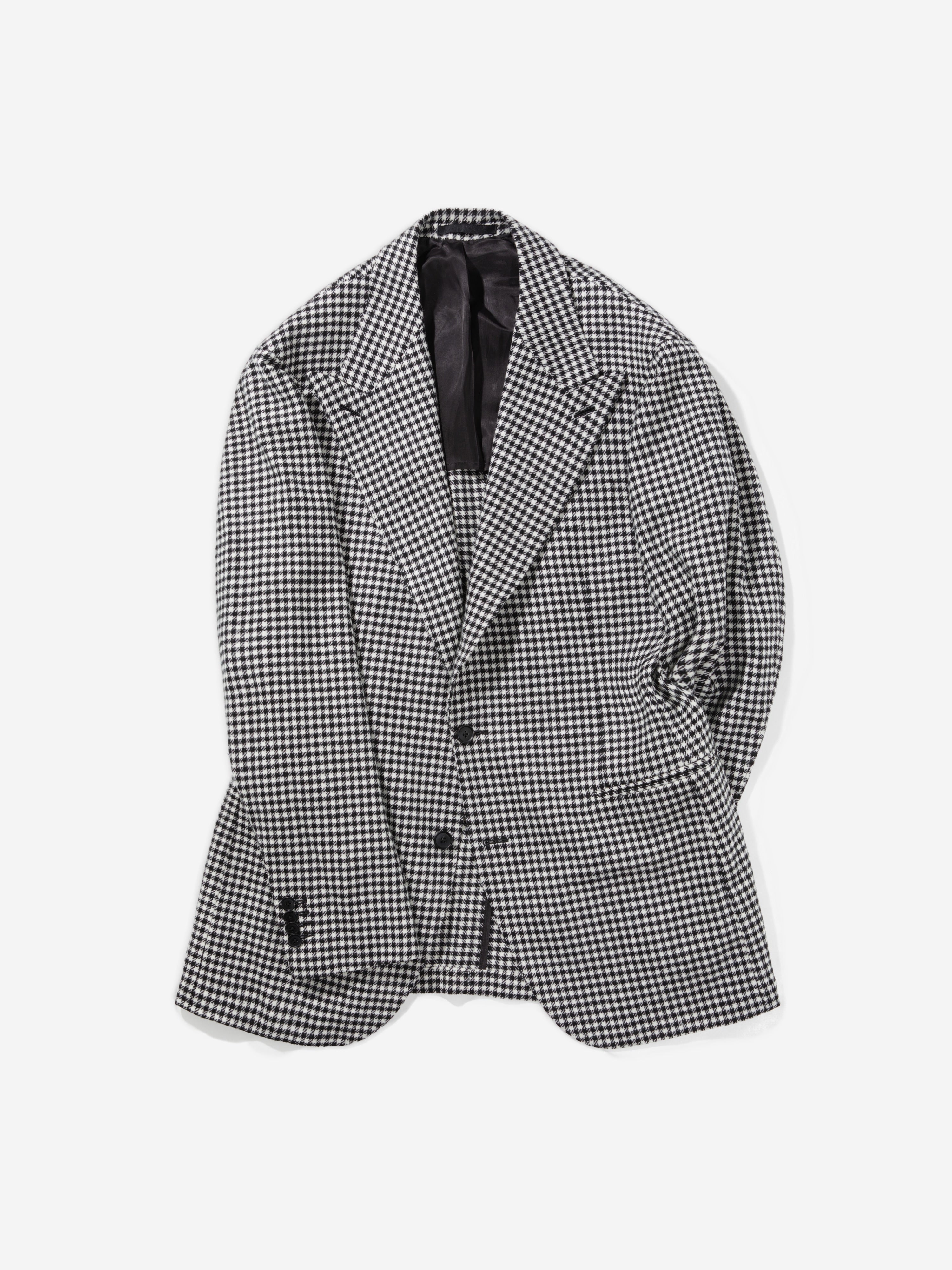 Houndstooth Lambswool Jacket - Grand Le Mar