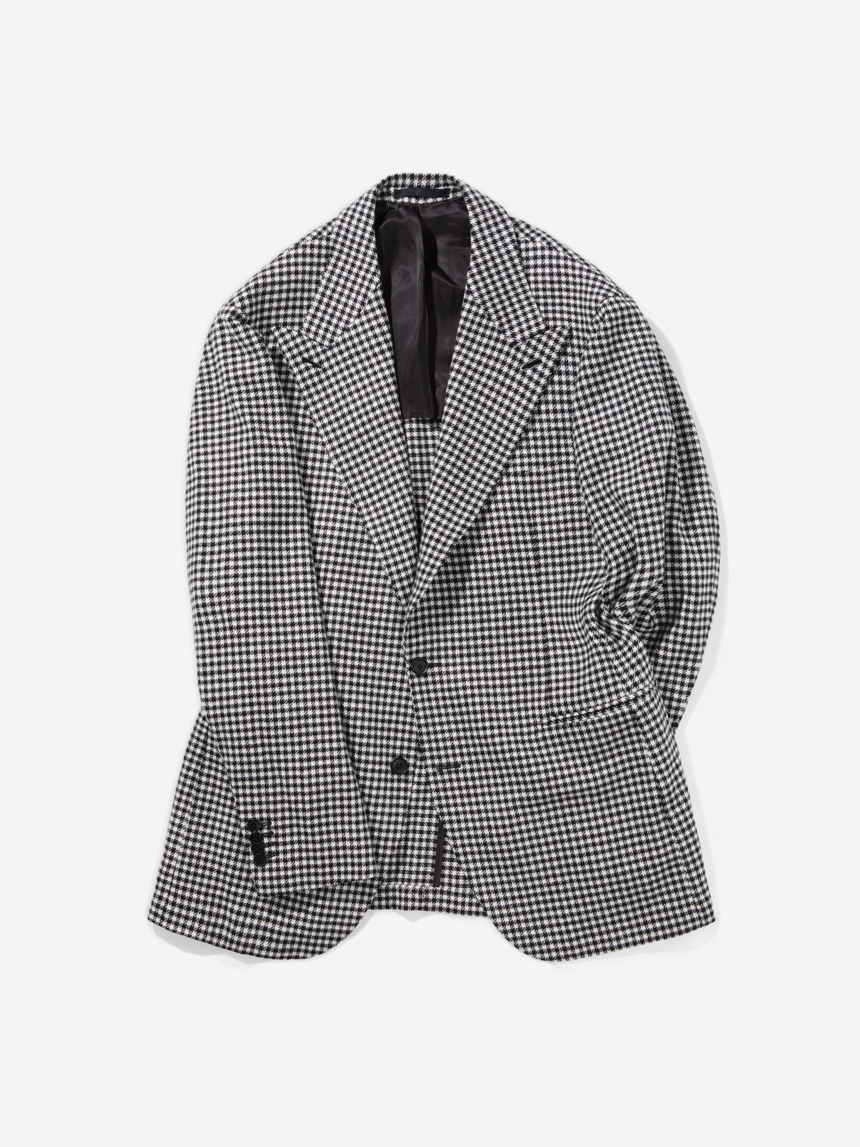 Houndstooth Lambswool Jacket