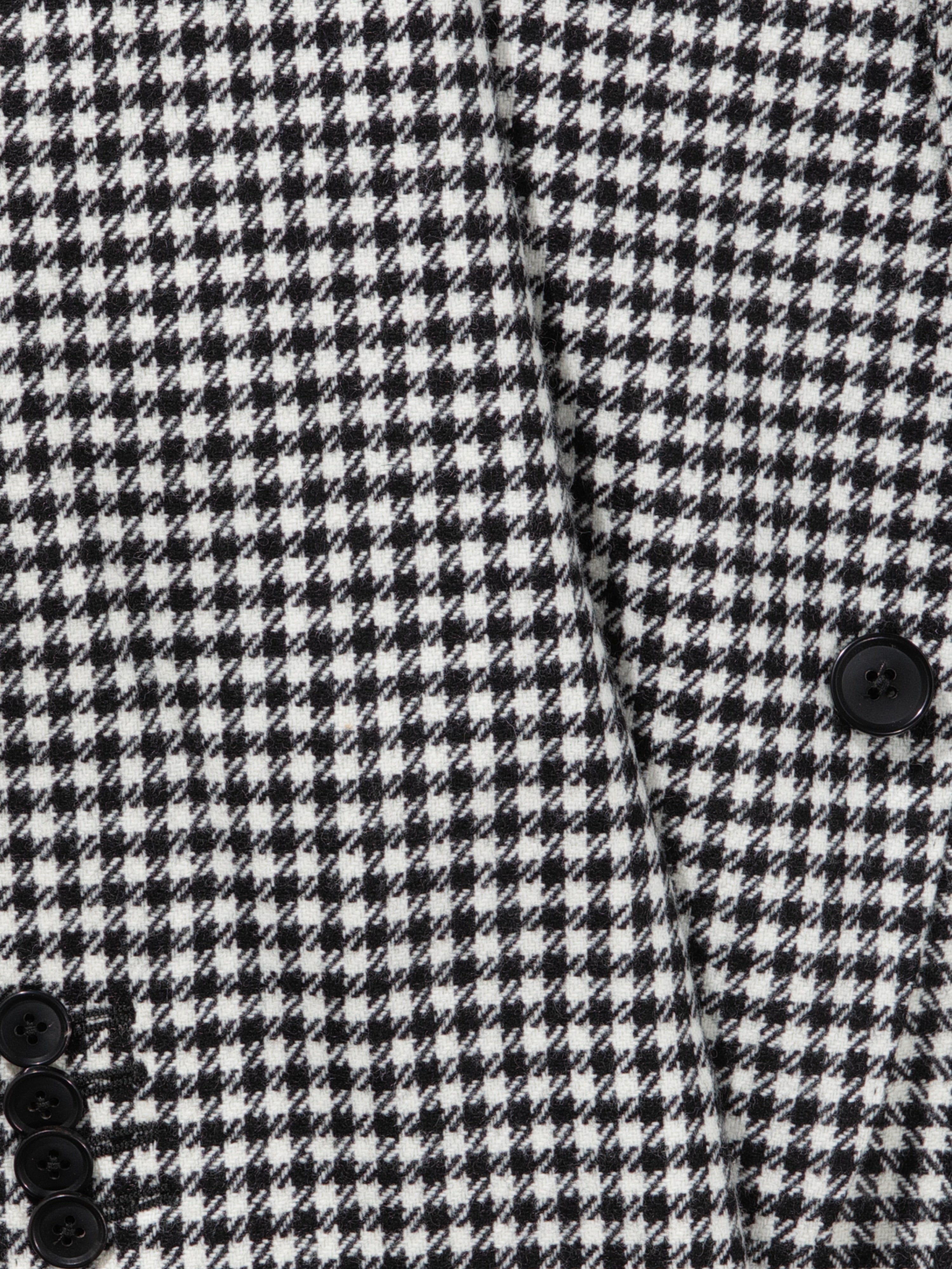 Houndstooth Lambswool Jacket - Grand Le Mar