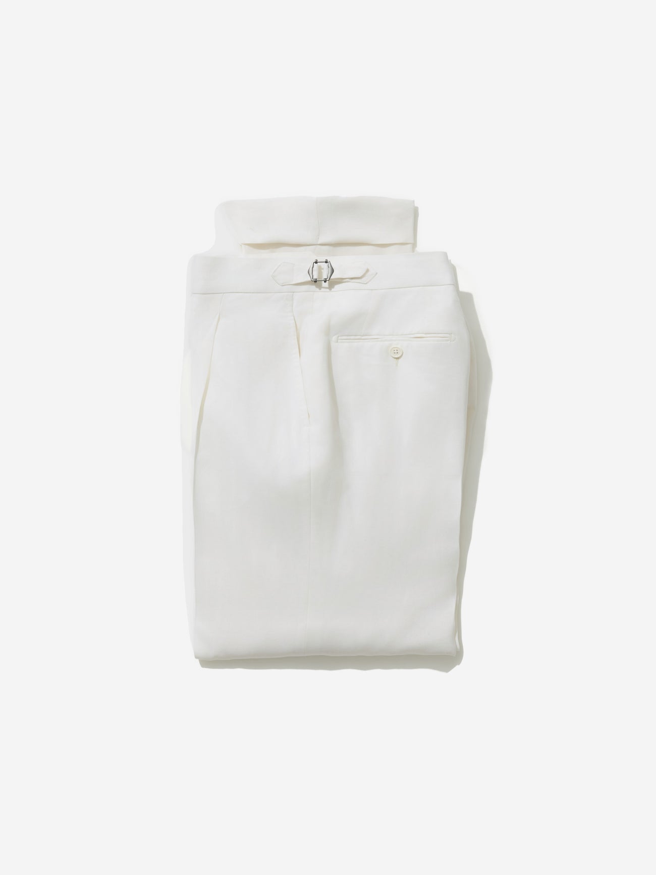 Ivory S130 Wool Oscar Trousers - Grand Le Mar