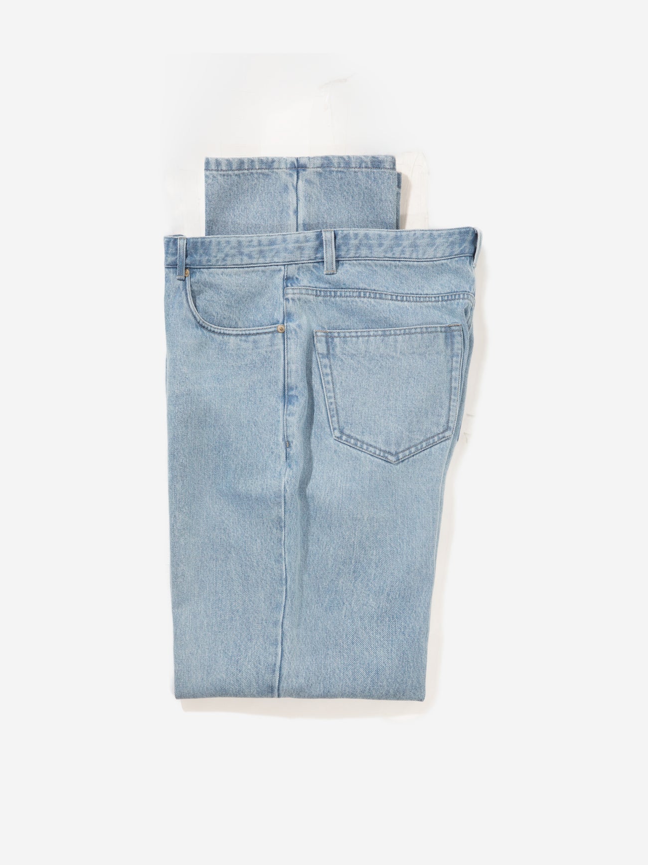 Light Blue Washed Denim Jeans (Pre-order) - Grand Le Mar