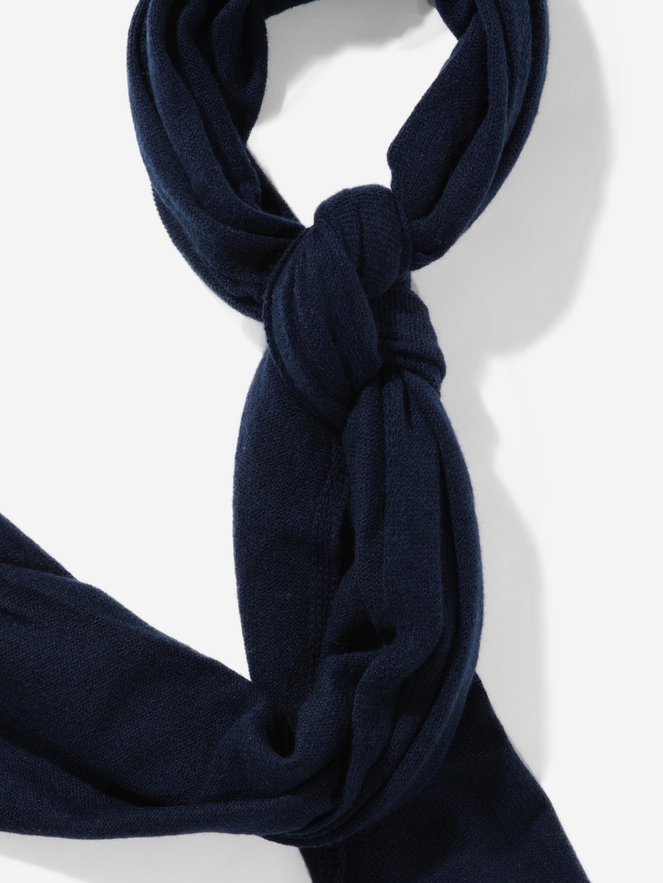 Navy Cashmere Scarf - Grand Le Mar