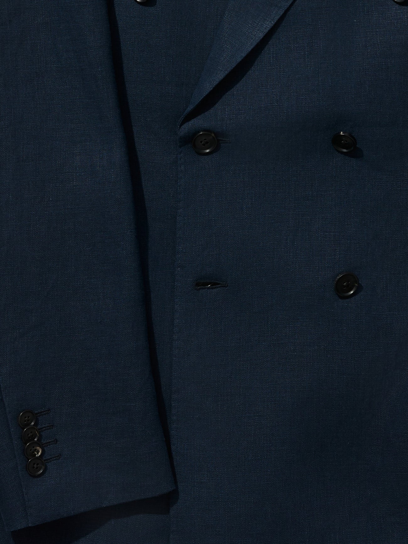 Navy Blue Linen Suit - Grand Le Mar