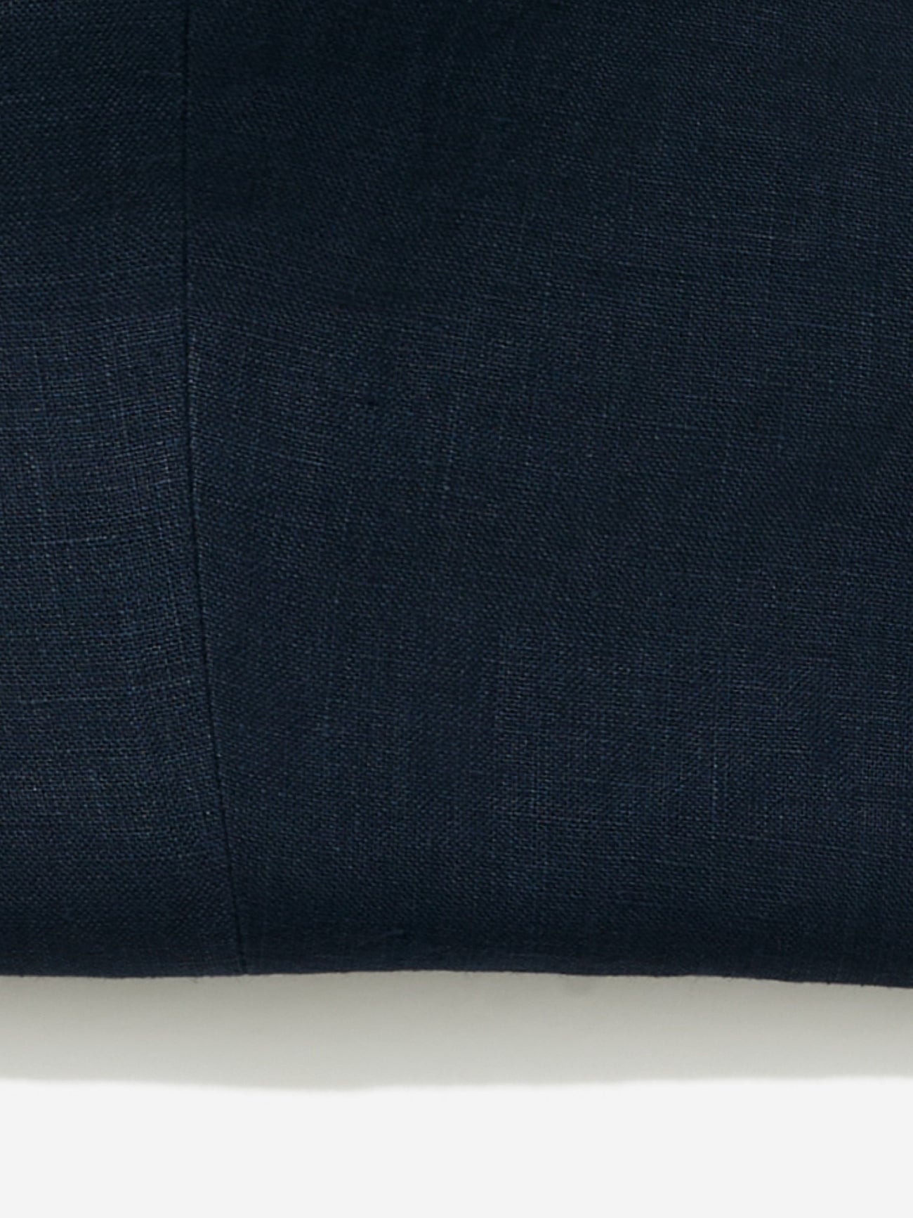 Navy Linen Oscar Trousers (Wide Fit) - Grand Le Mar