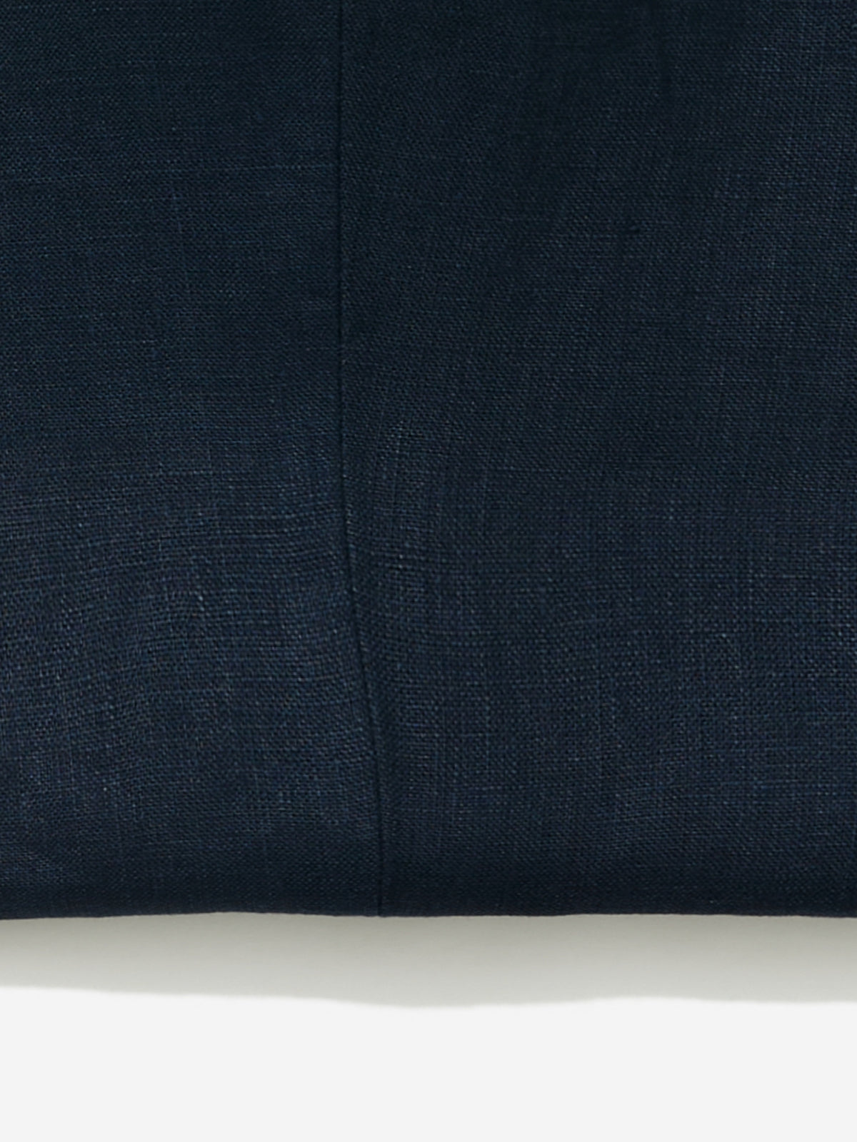 Navy Linen Trousers (Straight Fit) - Grand Le Mar