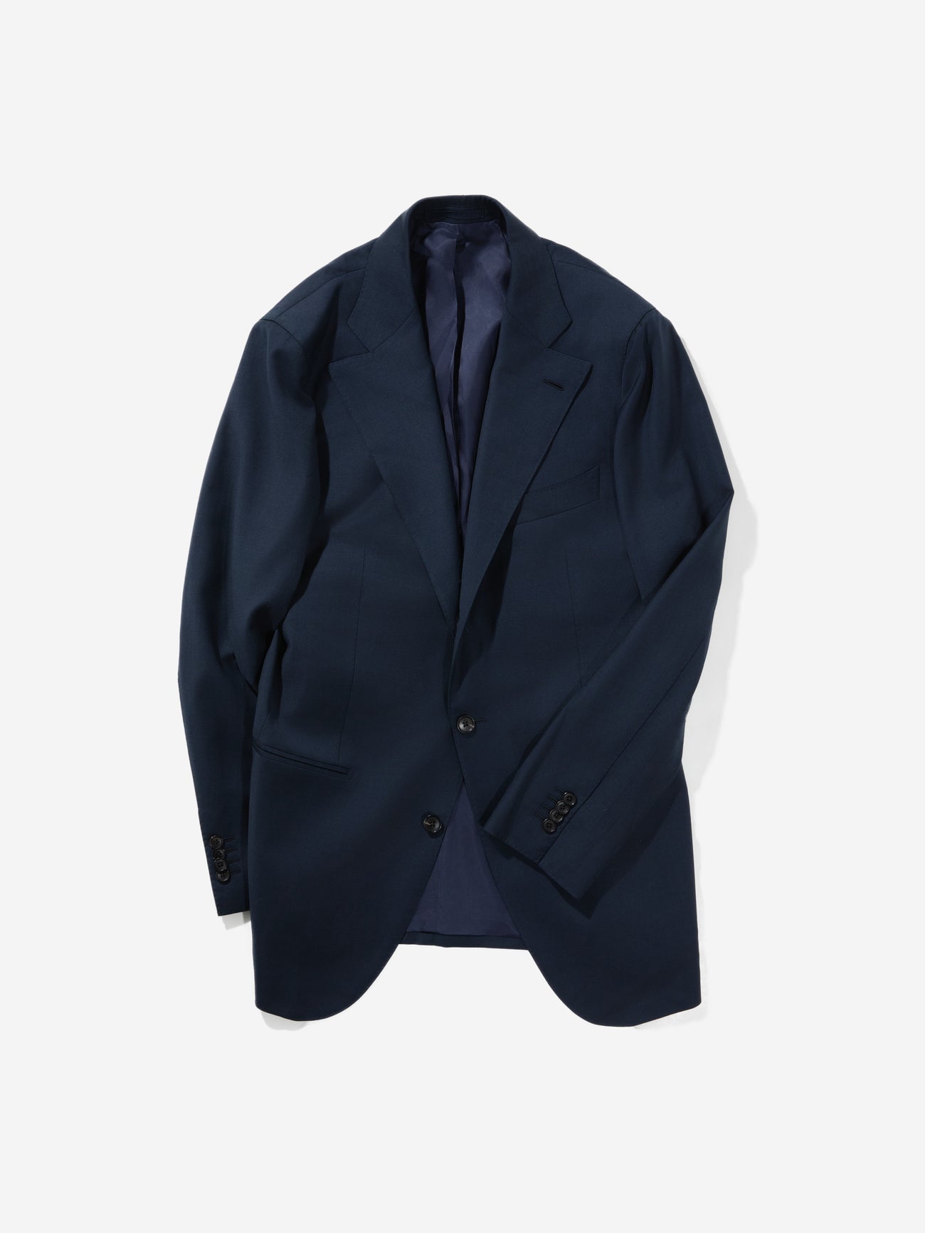 Navy S130 Wool Jacket - Grand Le Mar