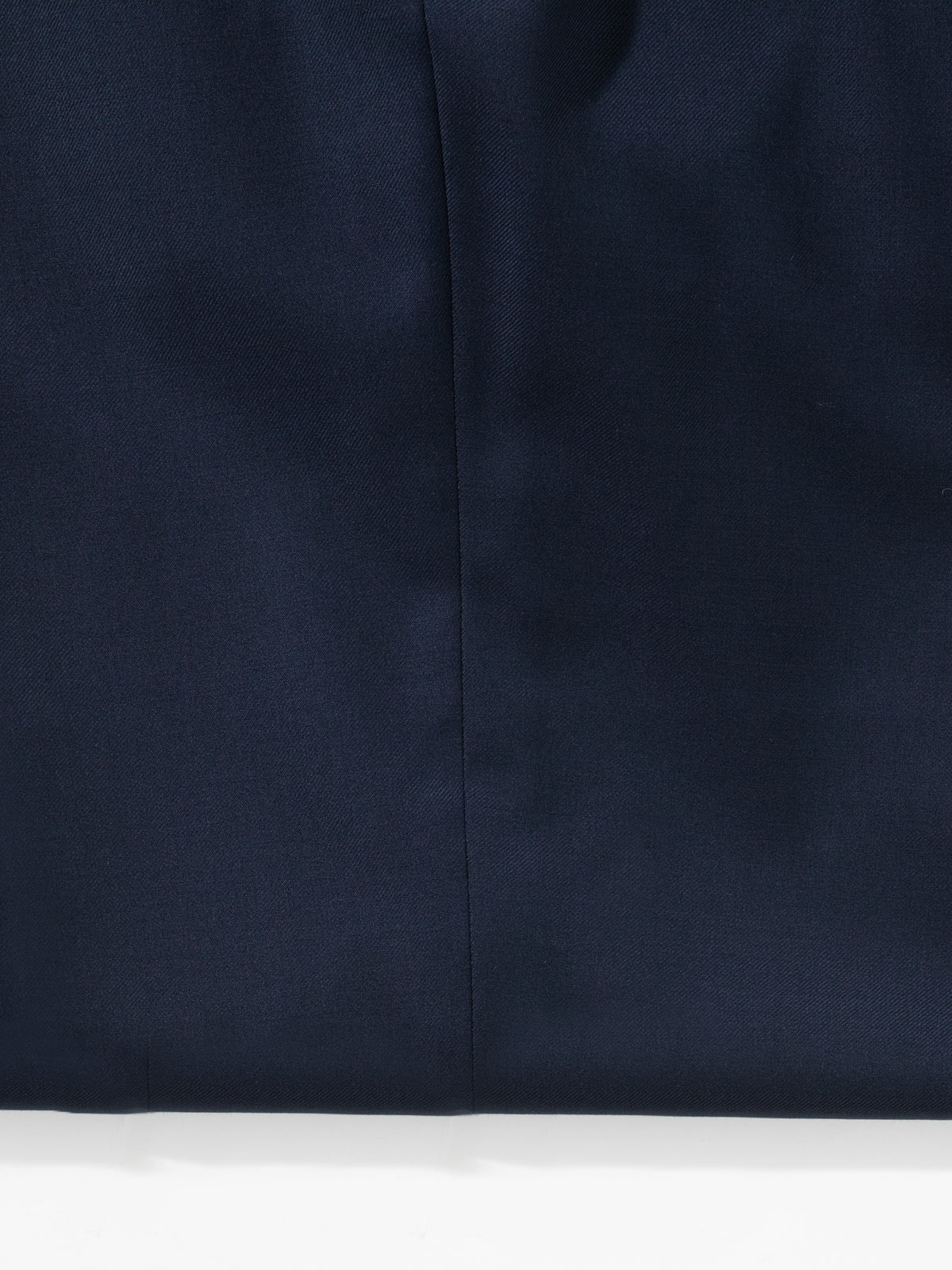 Navy Wool Trousers (Wide Fit) - Grand Le Mar