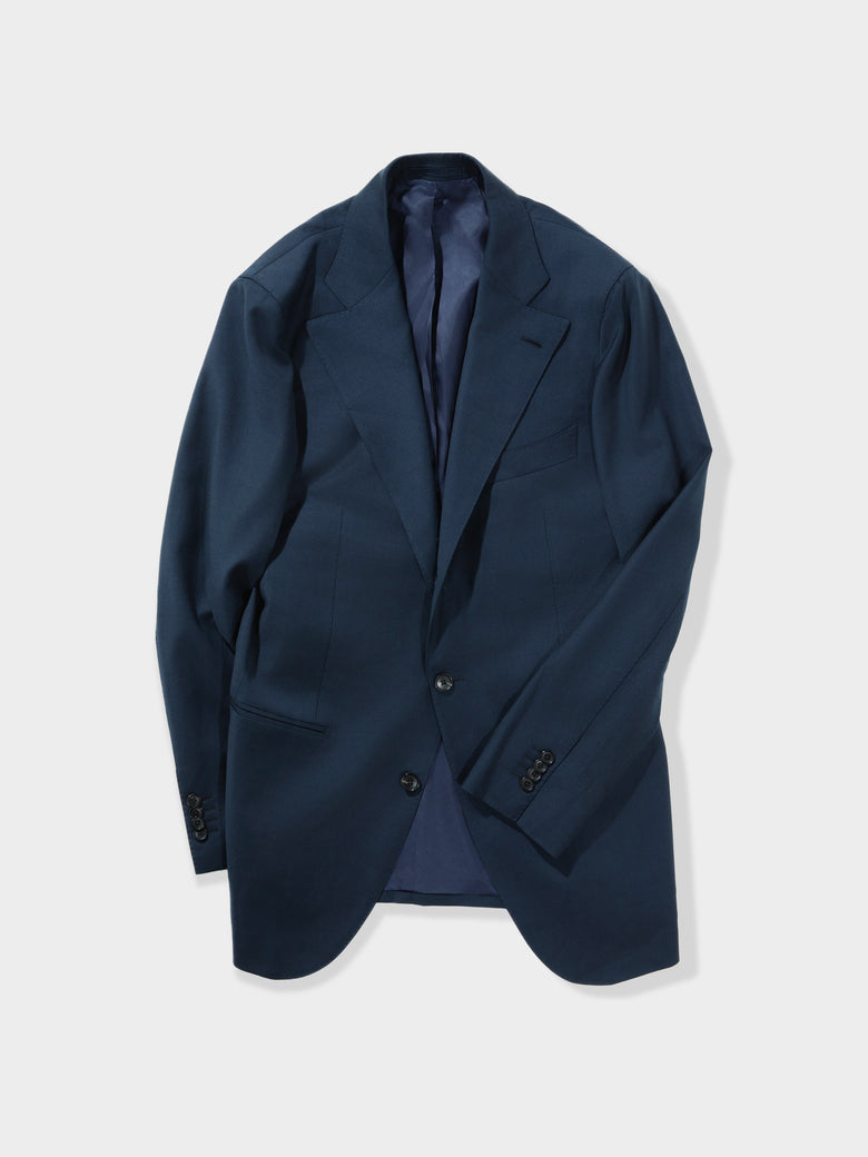 Navy Wool Jacket (SB) - Grand Le Mar