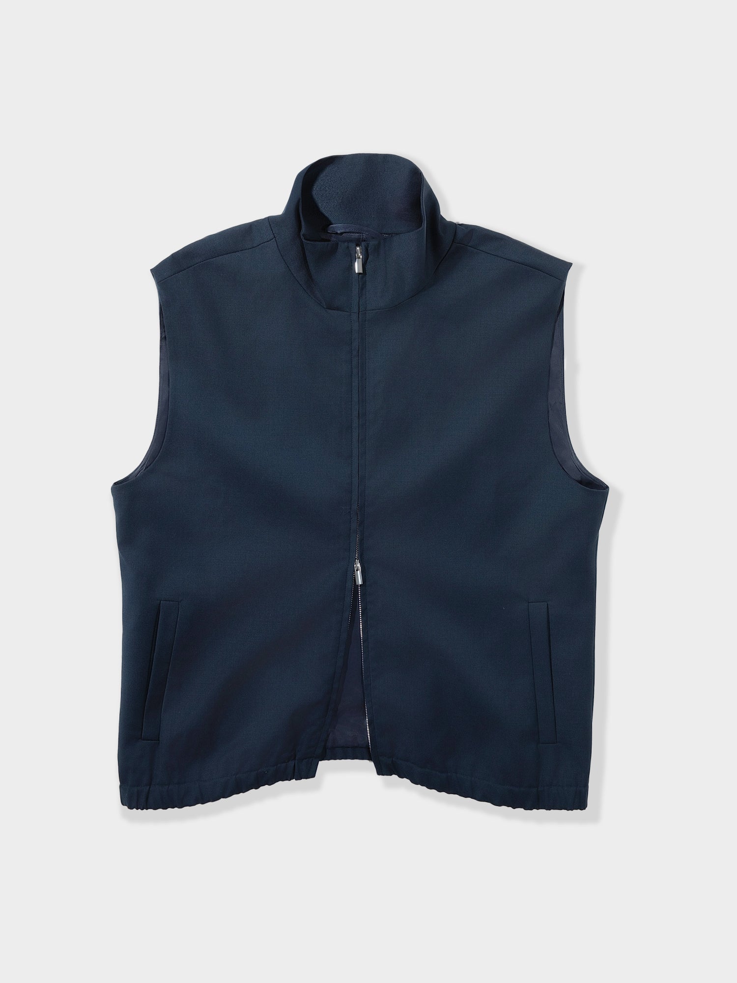 Navy Wool Vest