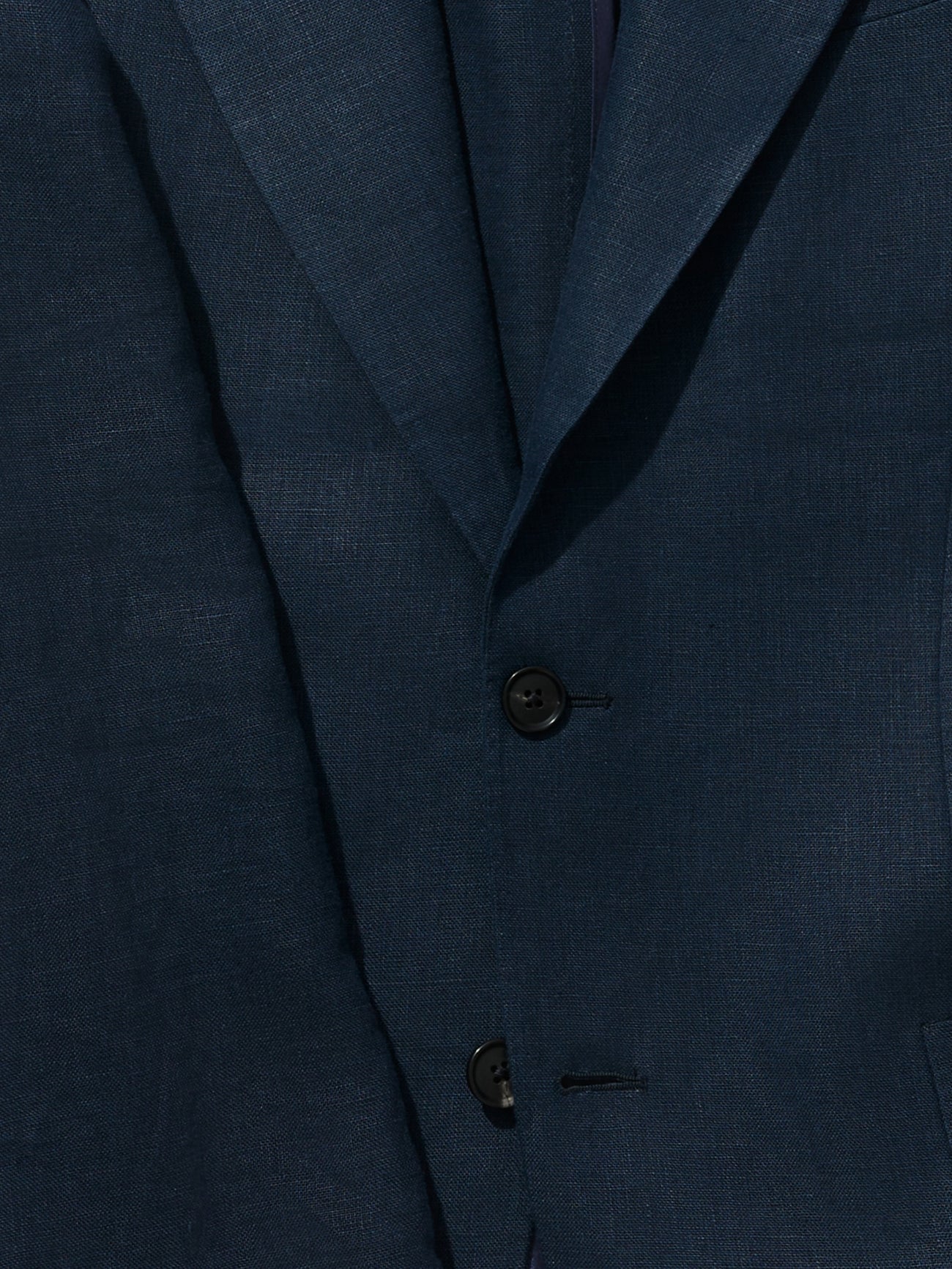 Navy Blue Linen Jacket (SB) - Grand Le Mar