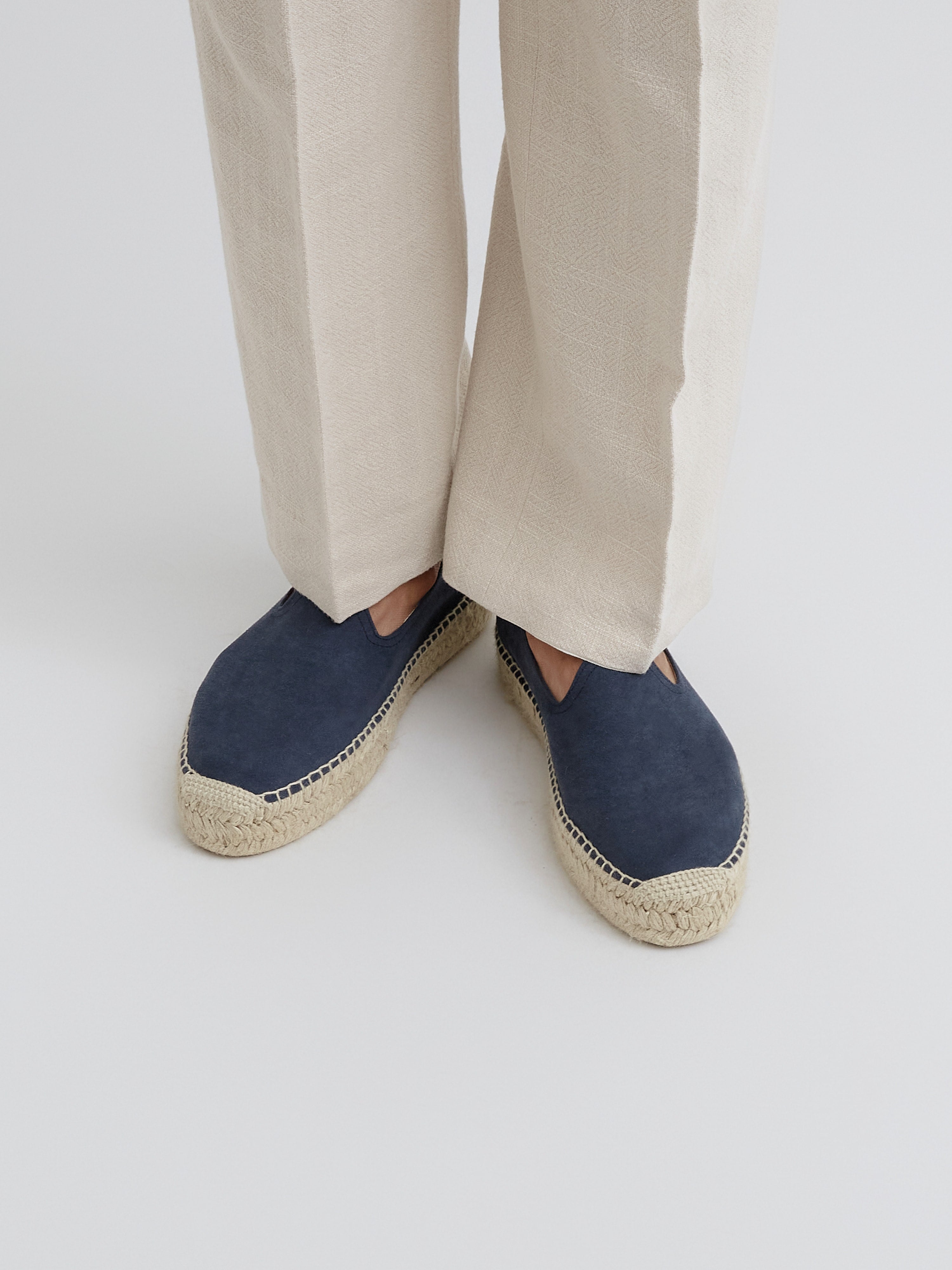 Navy suede espadrilles on sale