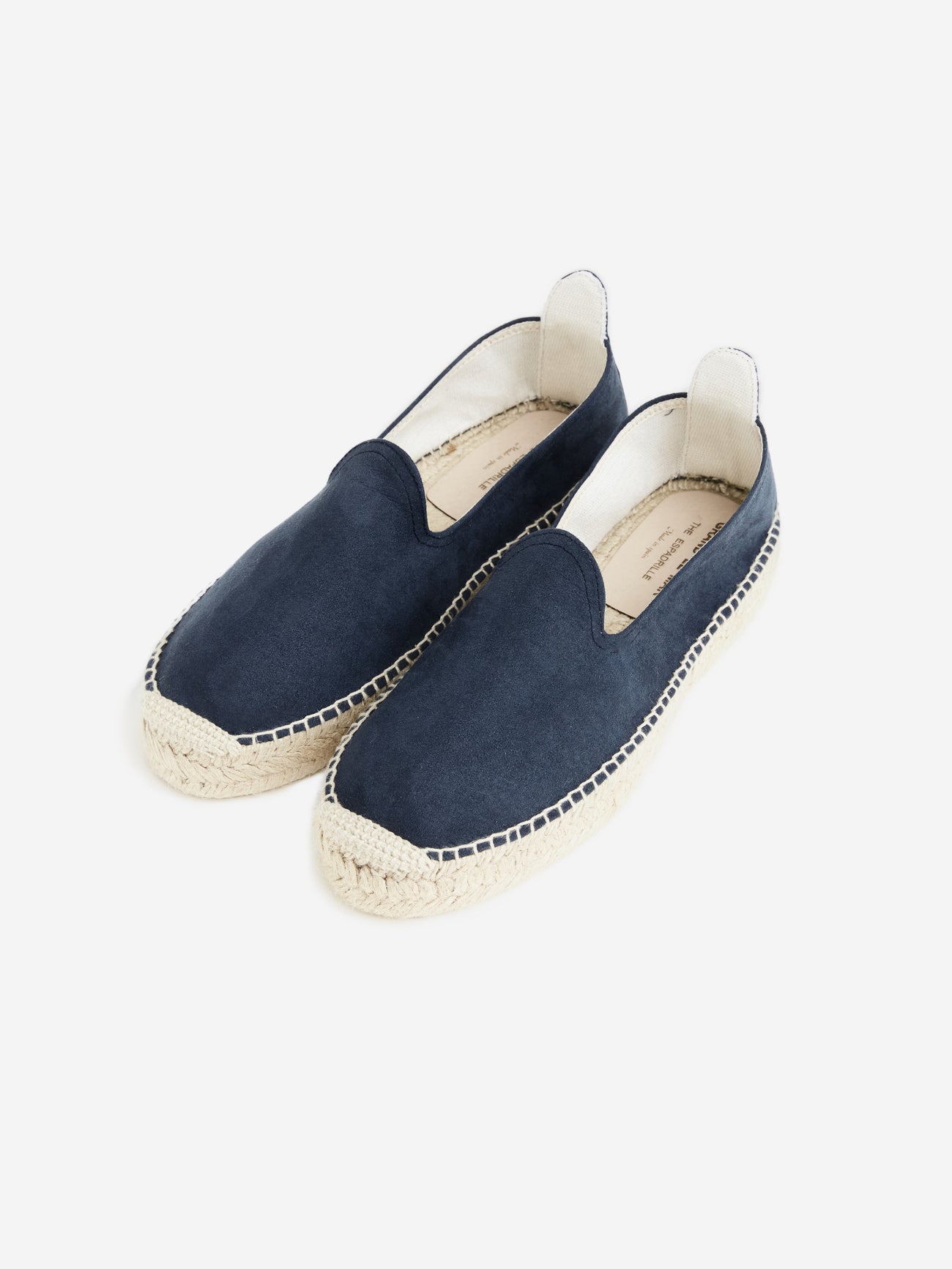 Navy Suede Espadrilles - Grand Le Mar