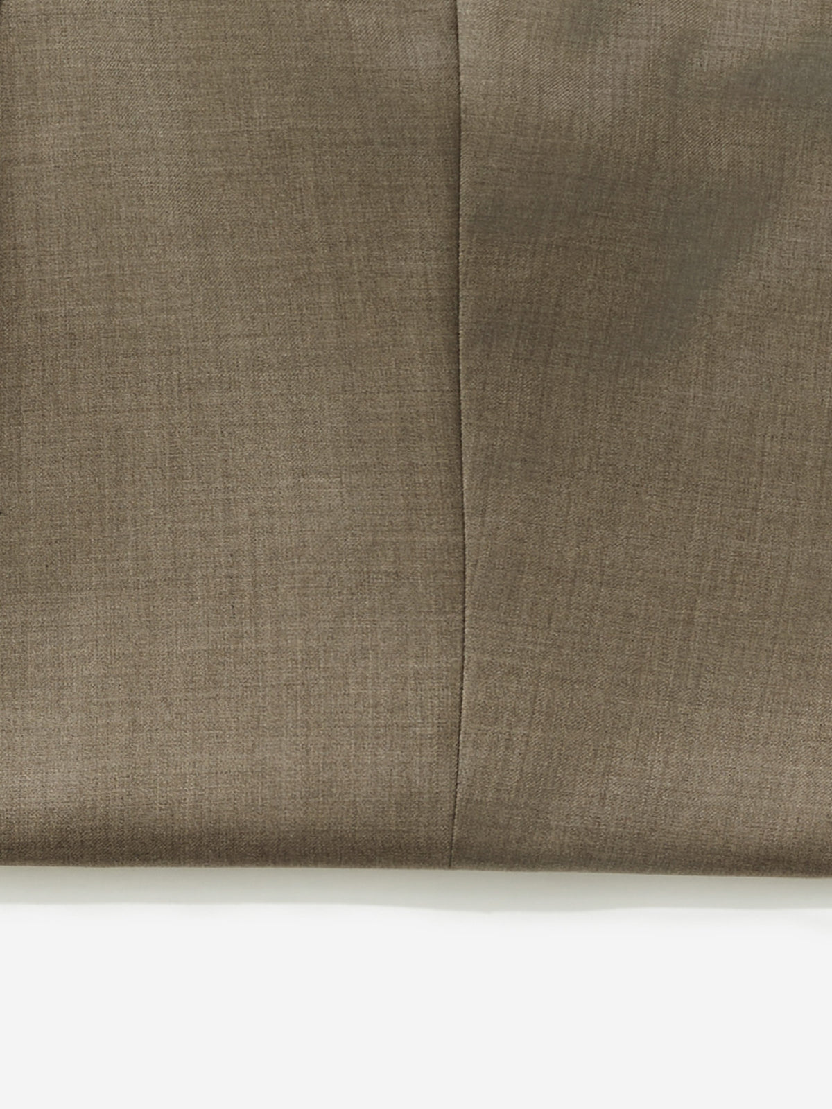 Taupe Wool Trousers (Wide Fit) - Grand Le Mar