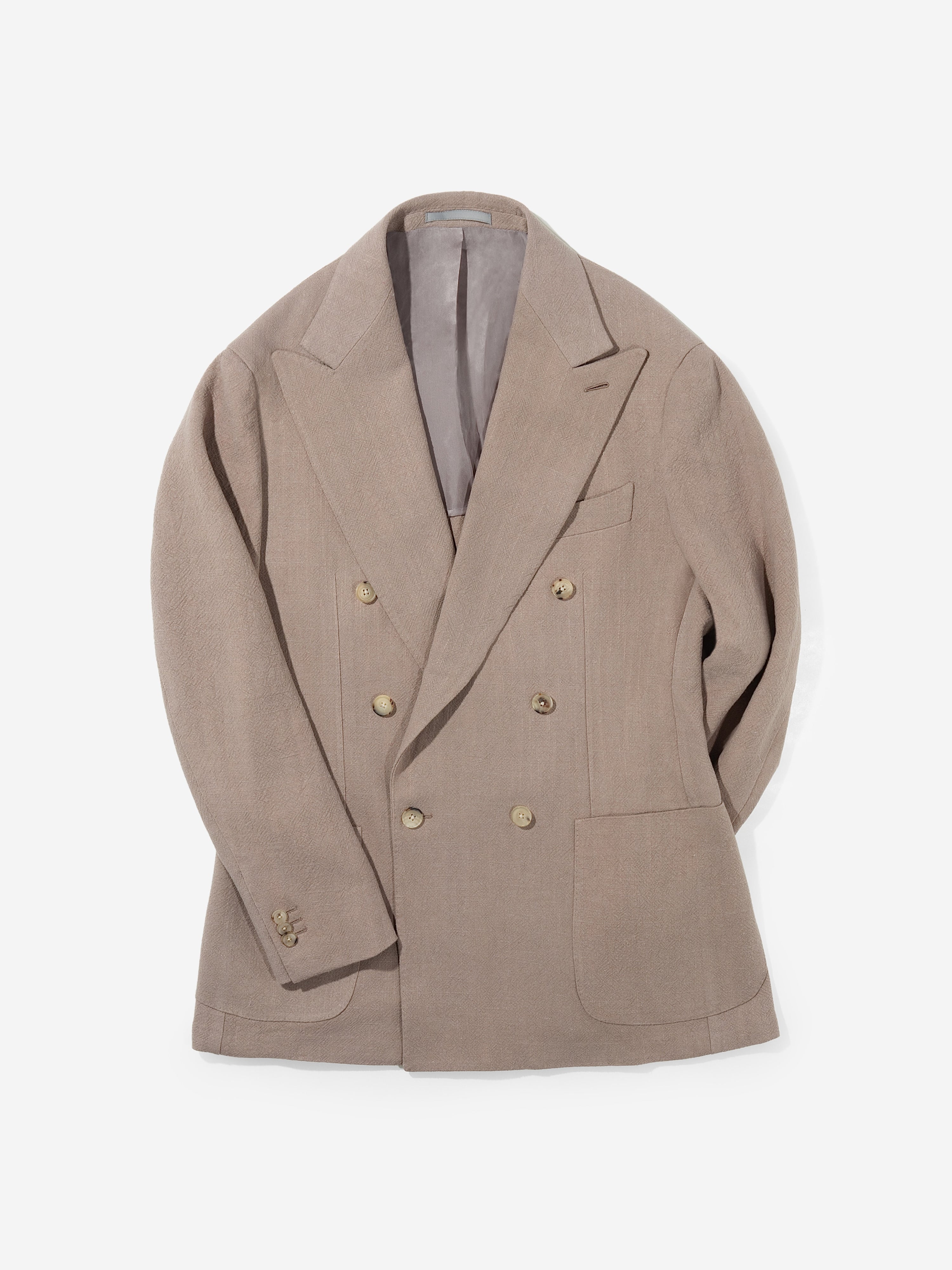 Stone Stonewashed Linen Jacket