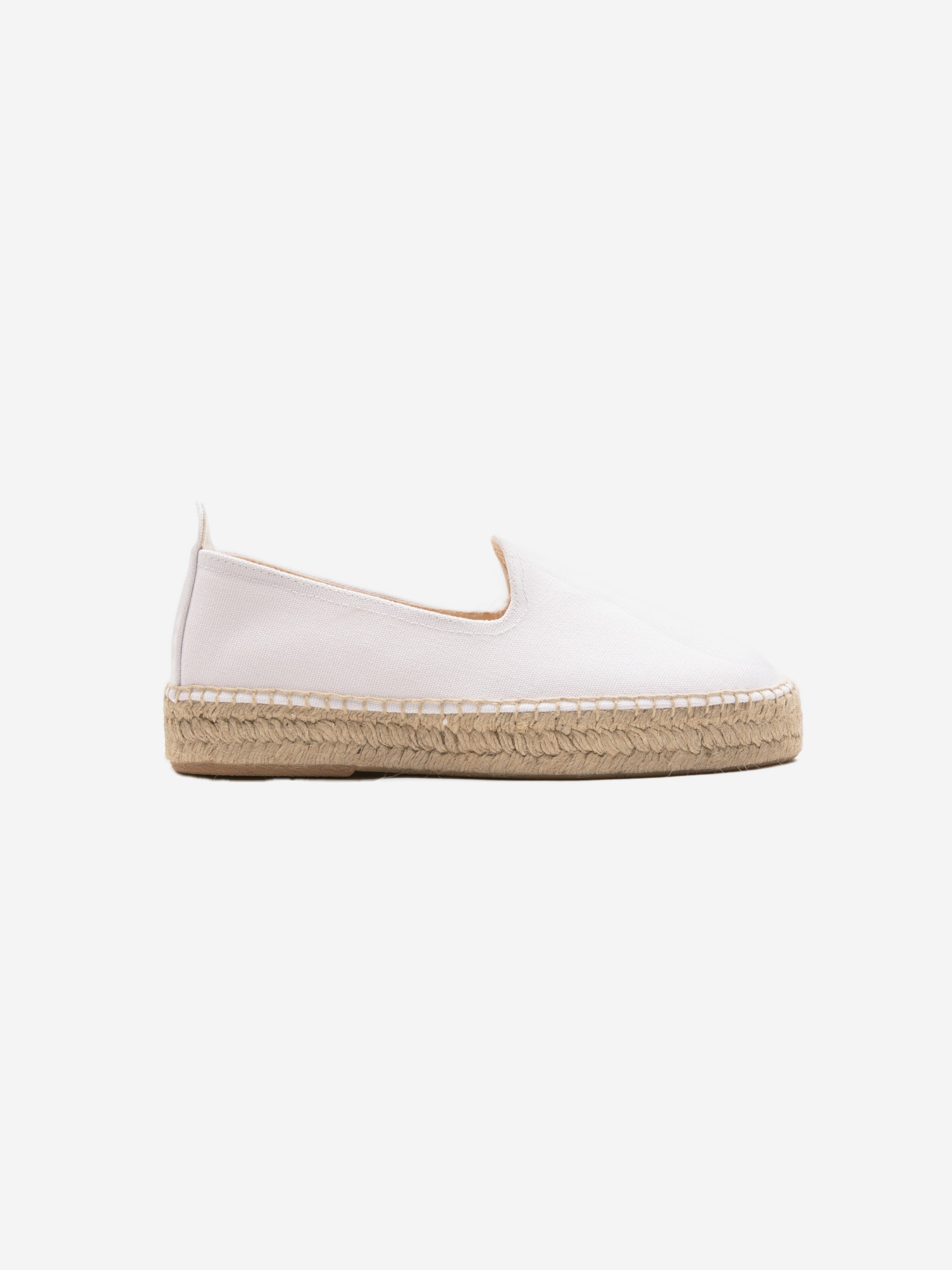 Espadrilles White Canvas - Grand Le Mar