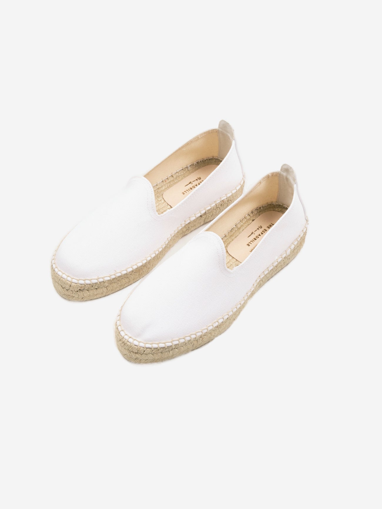 Espadrilles White Canvas - Grand Le Mar