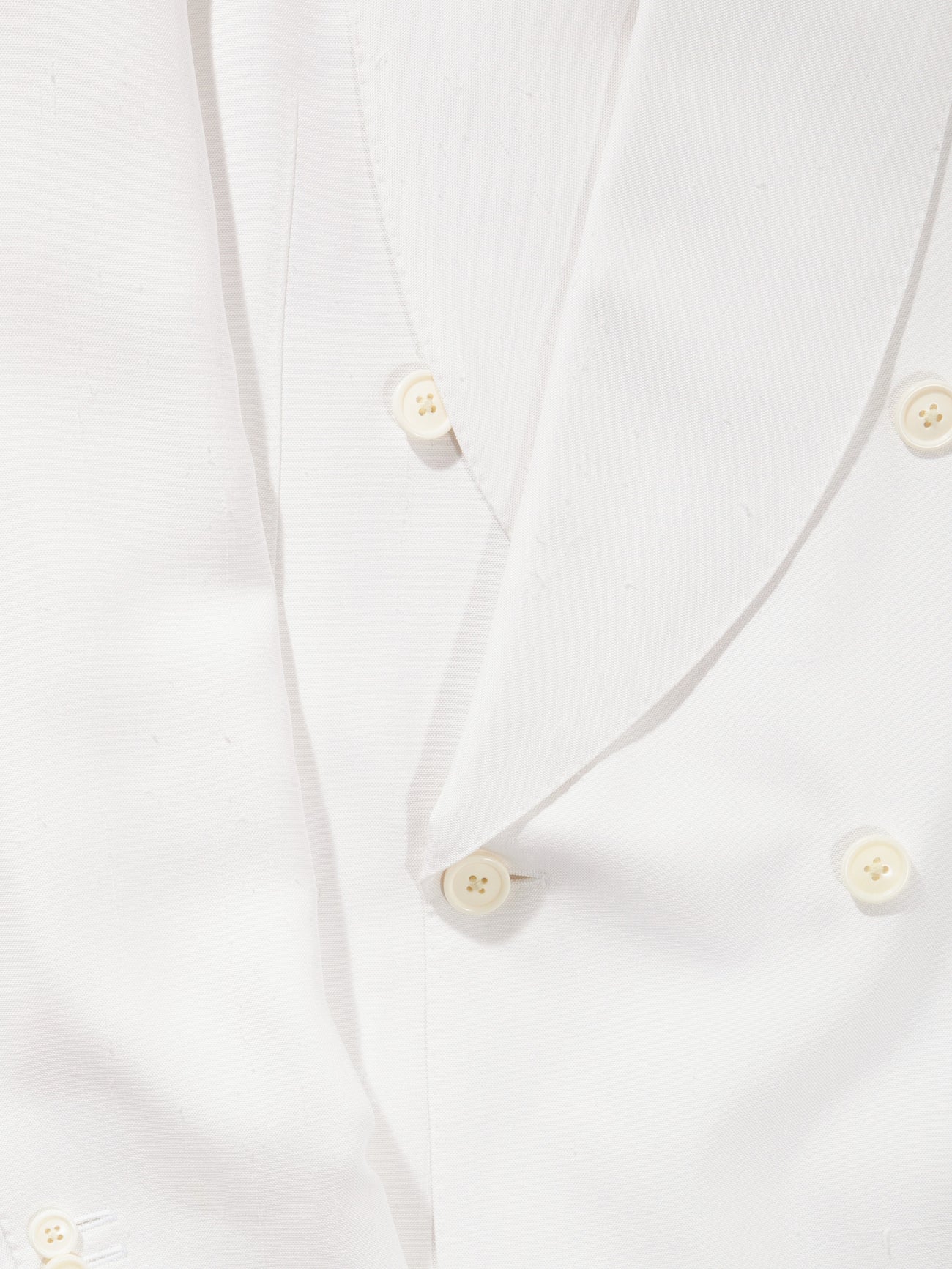 White Dupioni Silk Tuxedo Jacket - Grand Le Mar