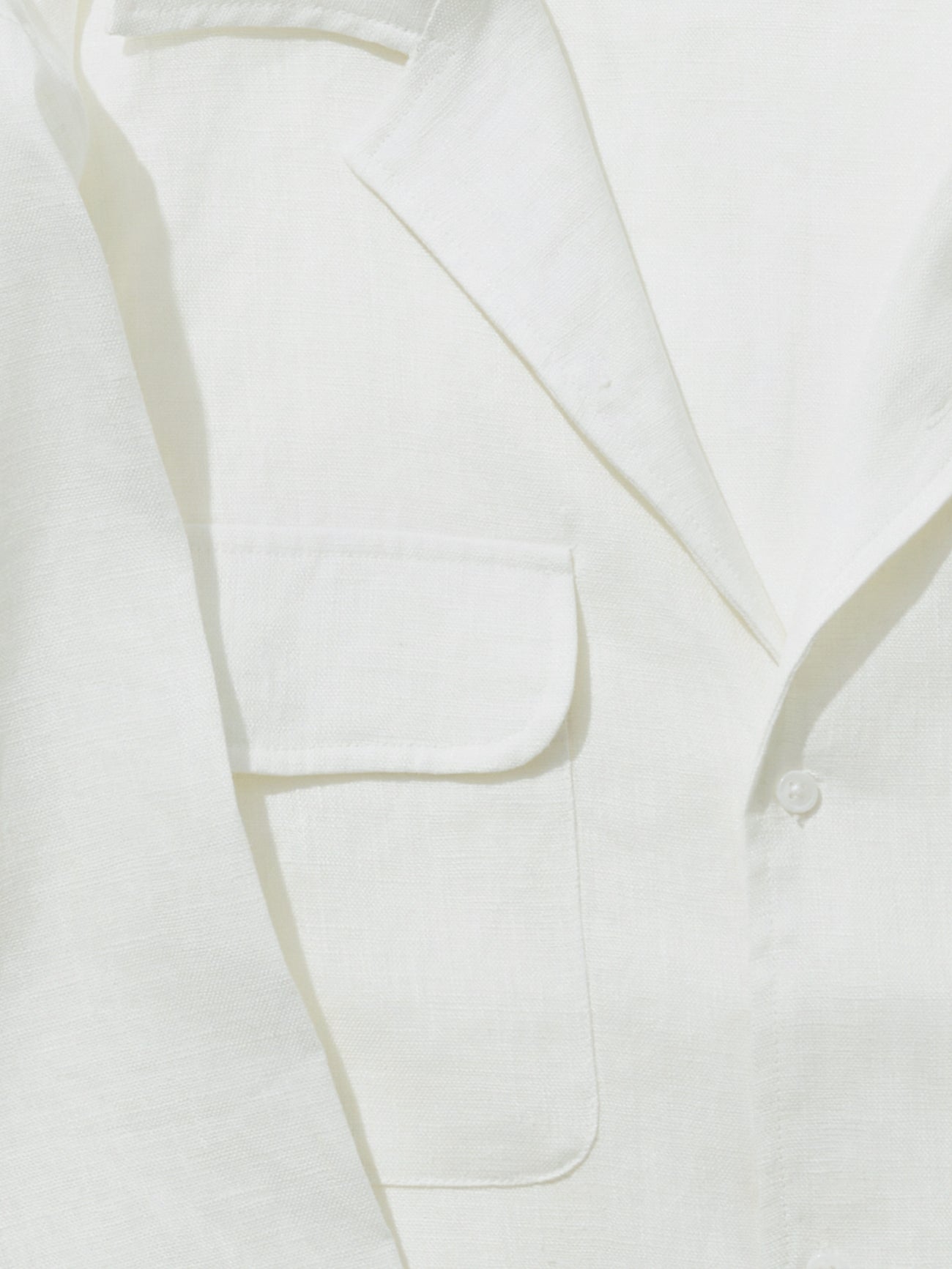 White Linen Camp Shirt - Grand Le Mar