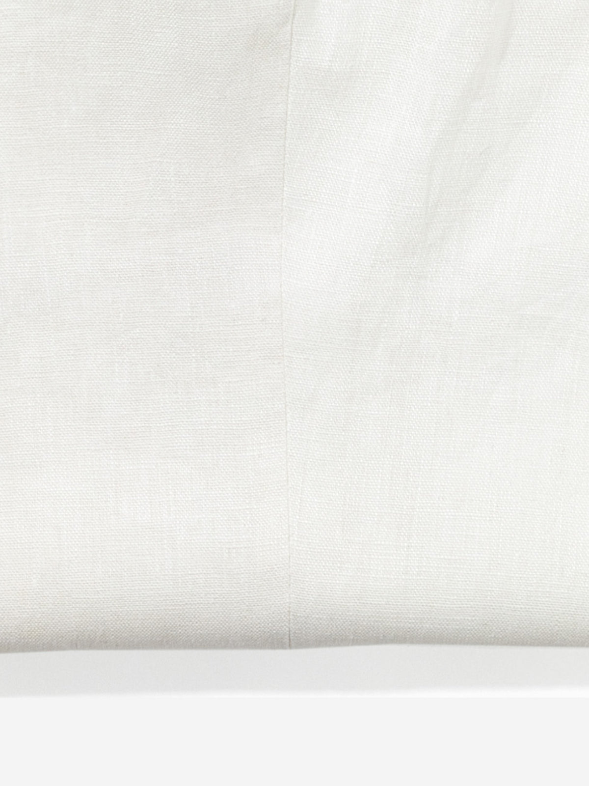 White Linen Trousers (Wide Fit) - Grand Le Mar