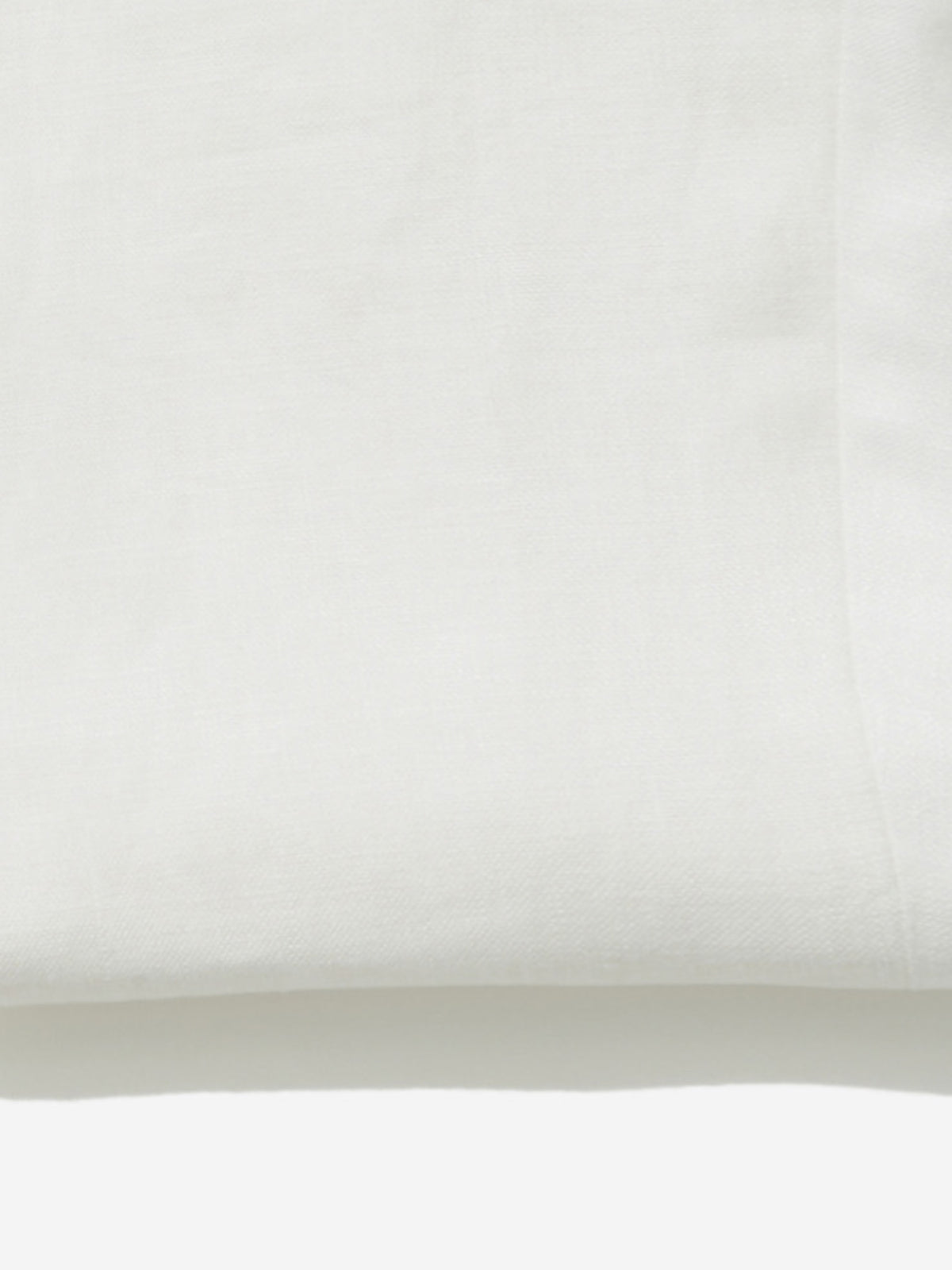 White Linen Trousers (Straight Fit) - Grand Le Mar