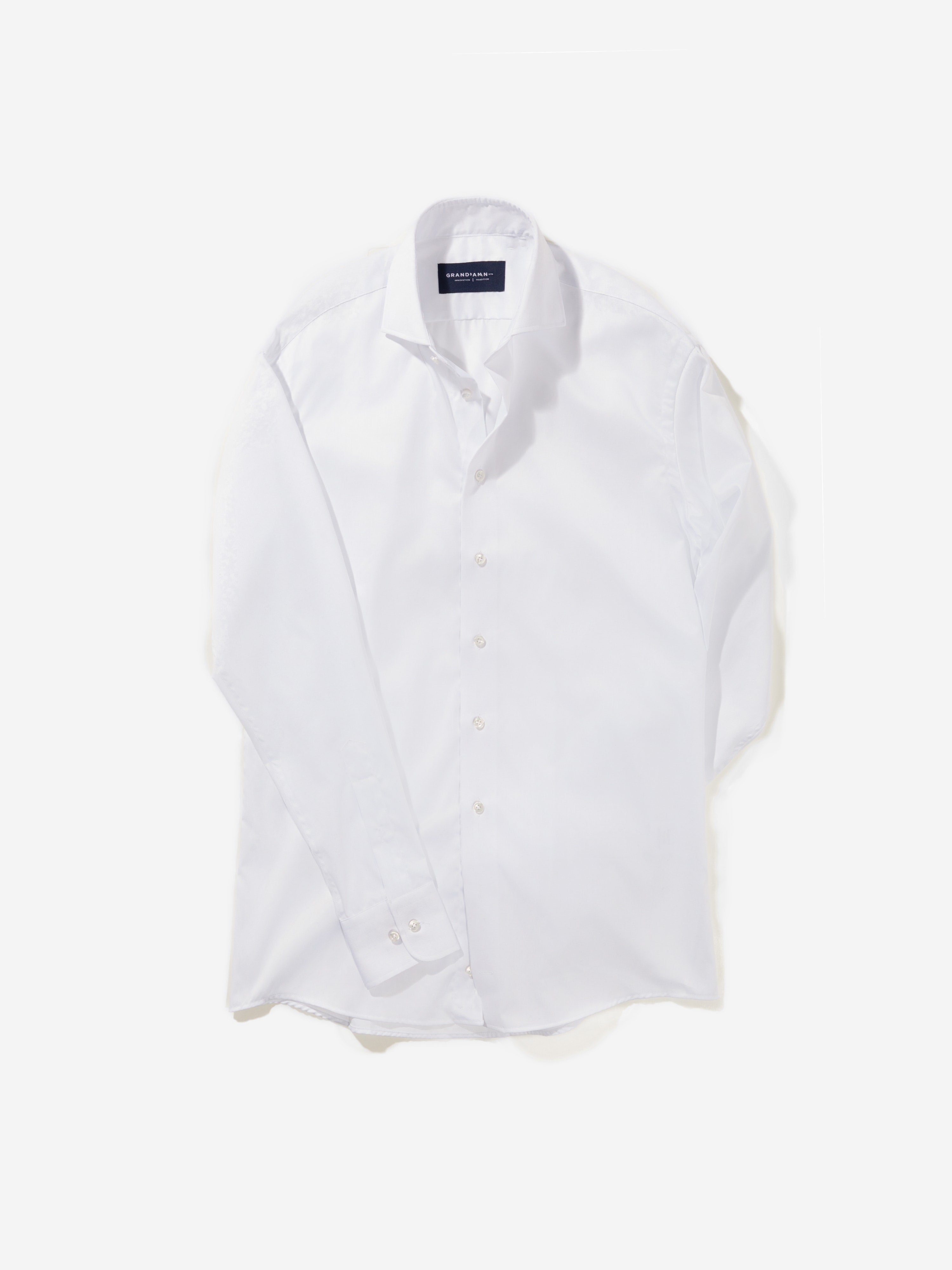 White Poplin Shirt - Grand Le Mar