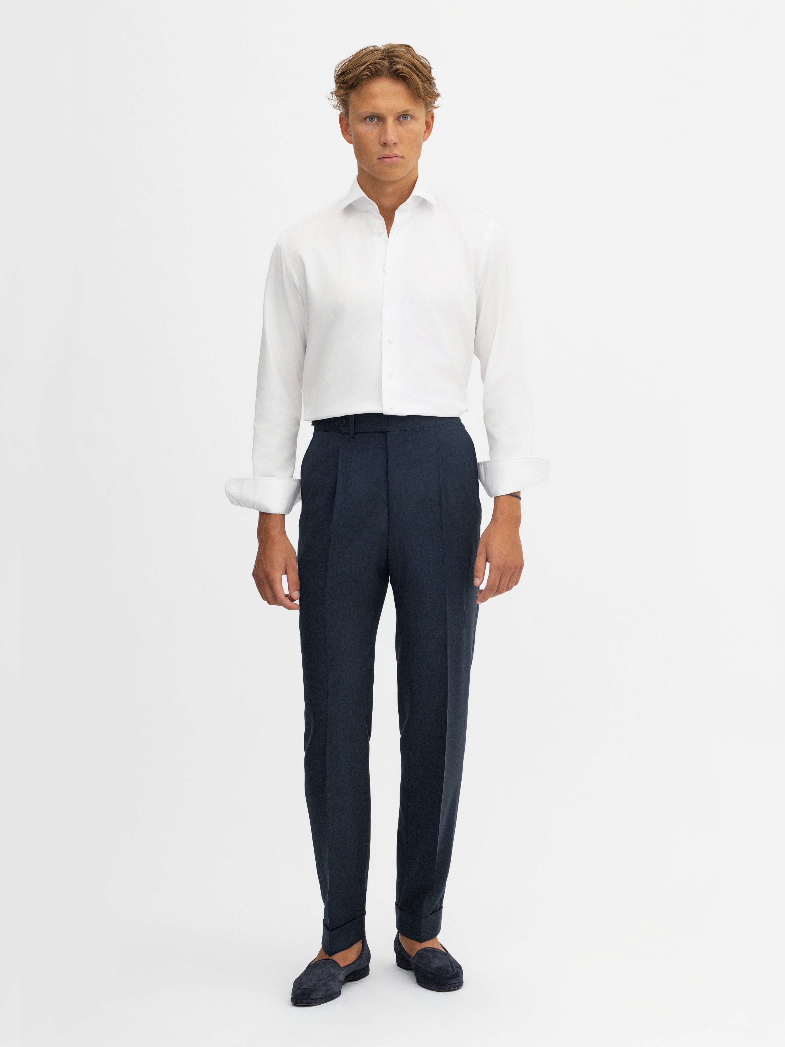 White Poplin Shirt - Grand Le Mar