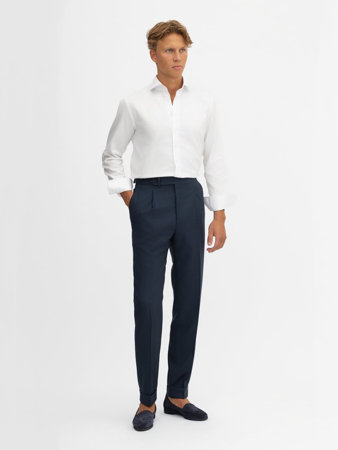 White Poplin Shirt - Grand Le Mar