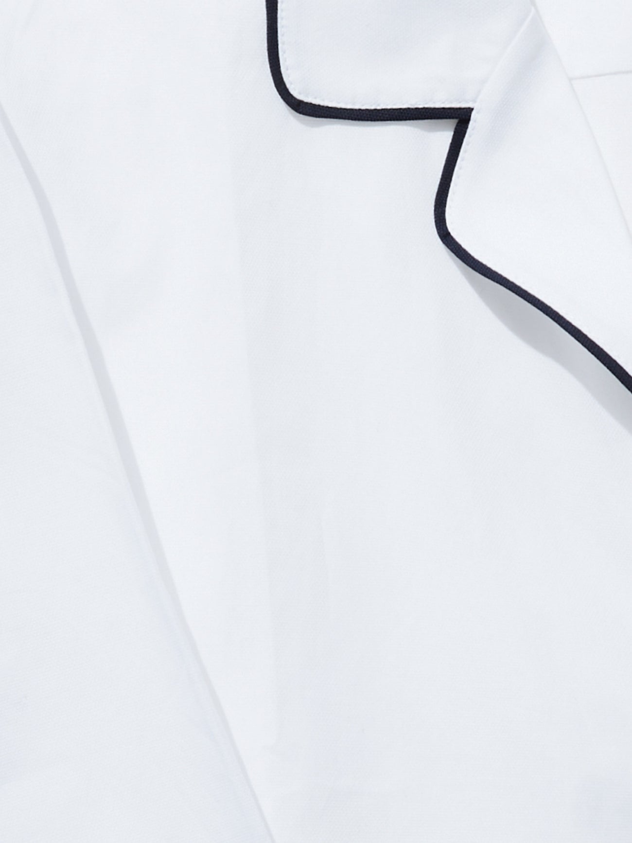 Riviera Piped White Shirt - Grand Le Mar