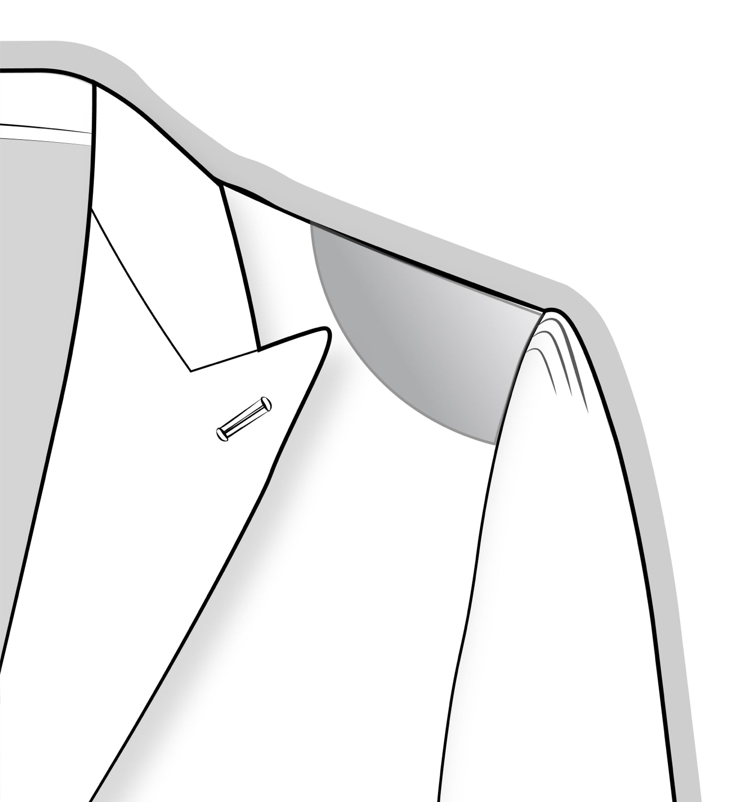 La Spalla Camicia - Lightly Padded (2 mm)