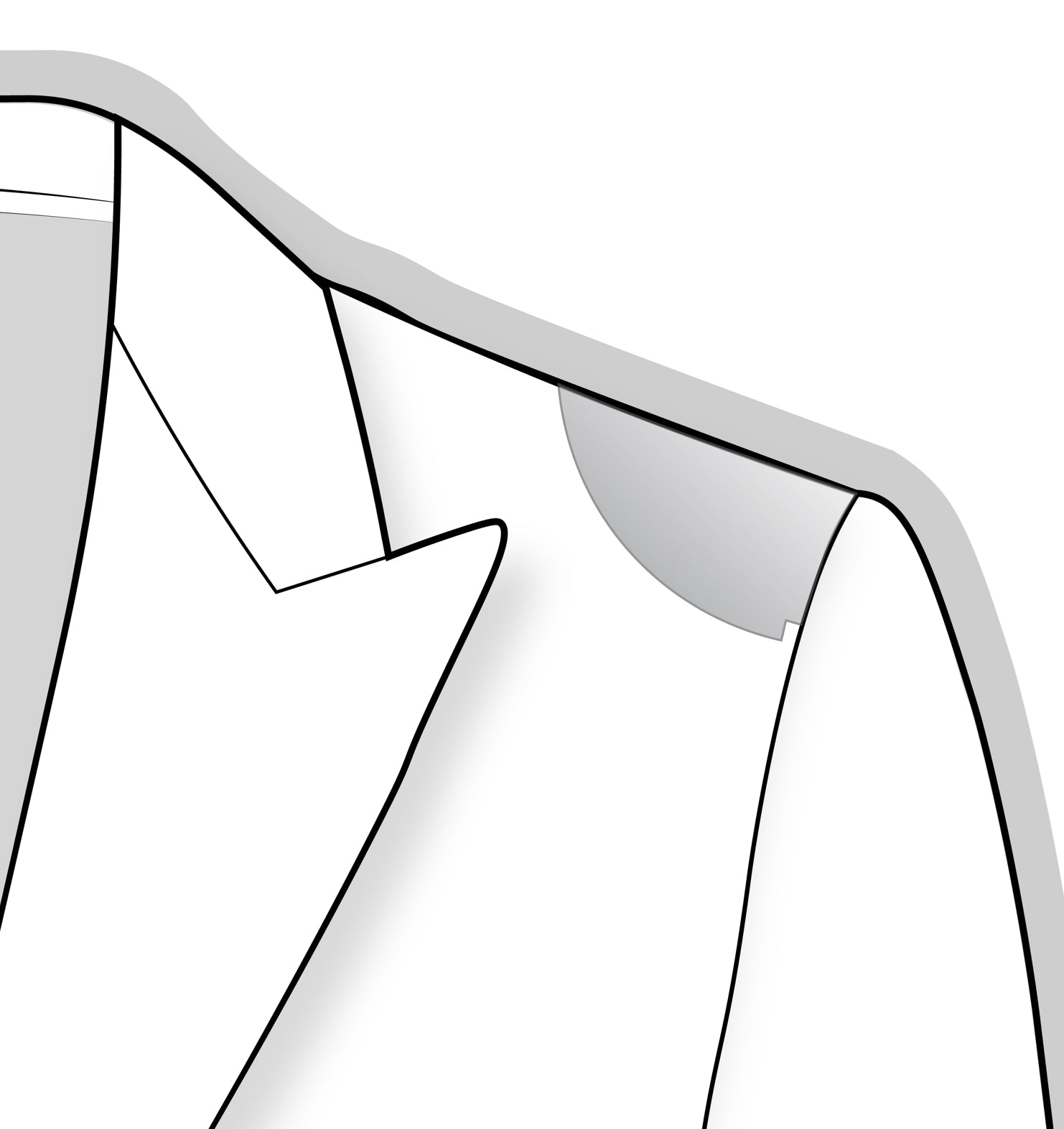 Natural Shoulder - Lightly Padded (2 mm)