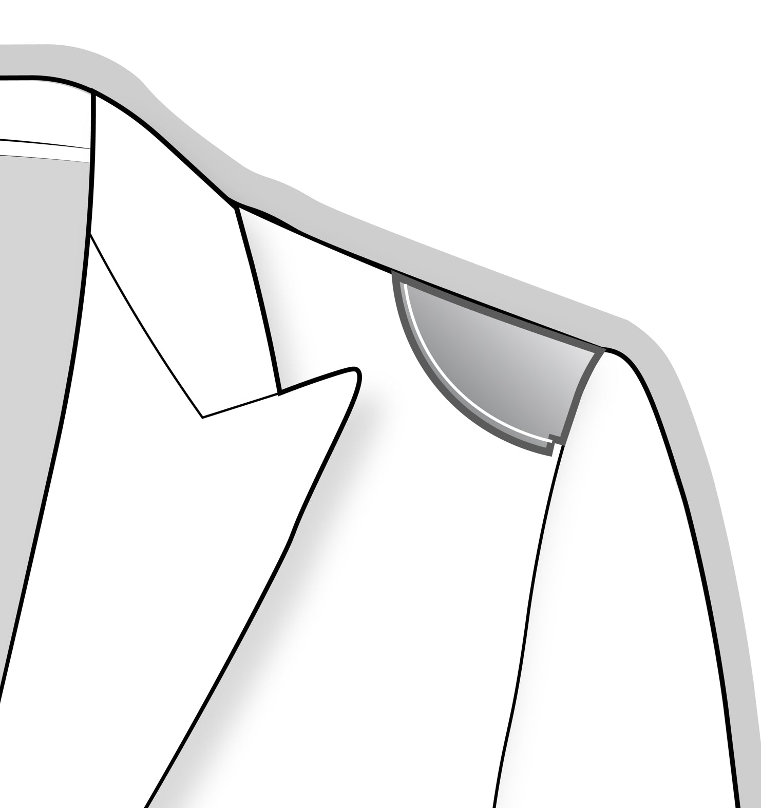 Natural Shoulder - Structured (5 mm)