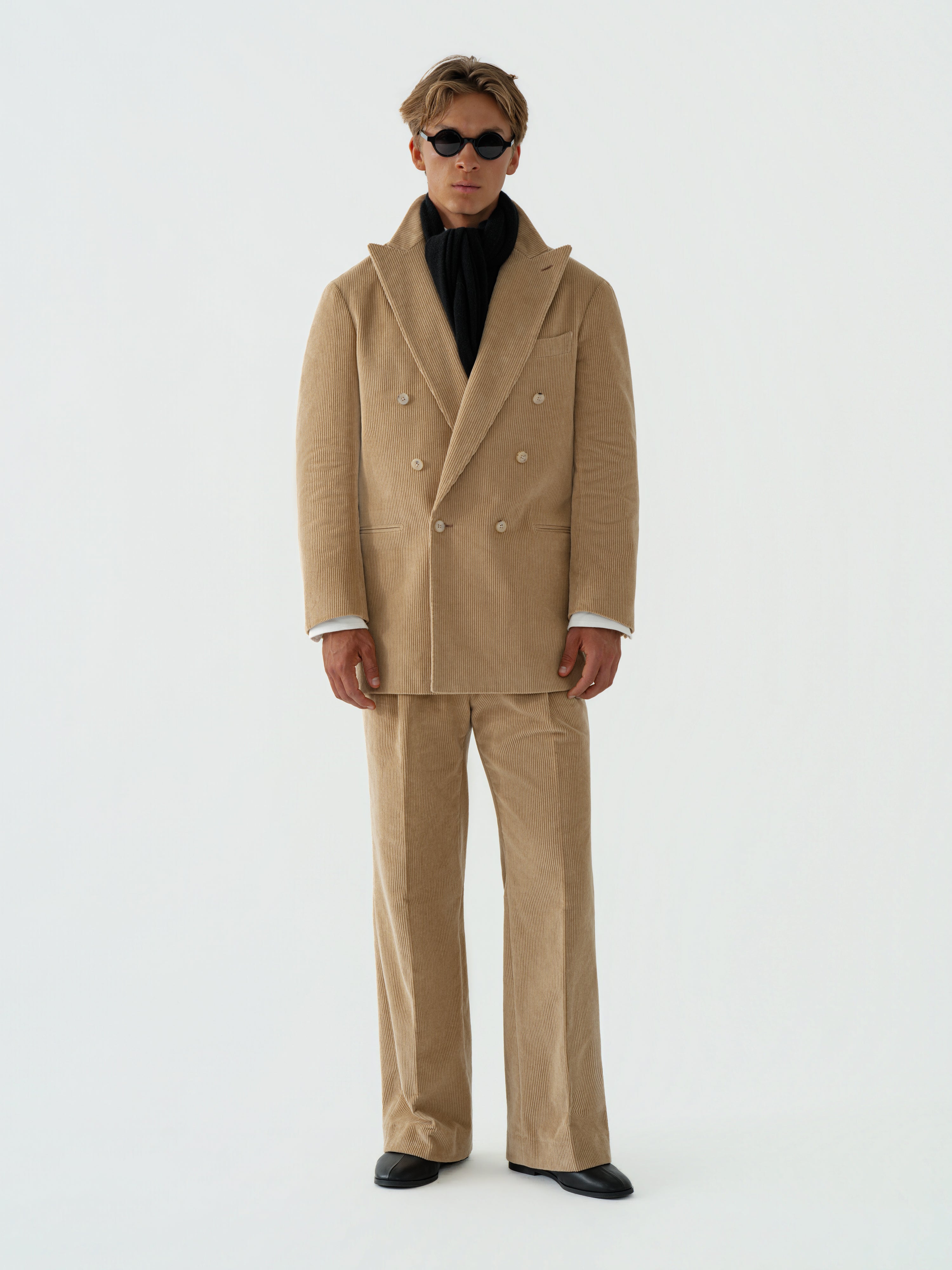 Fawn Cotton Corduroy Suit (Casual Fit)